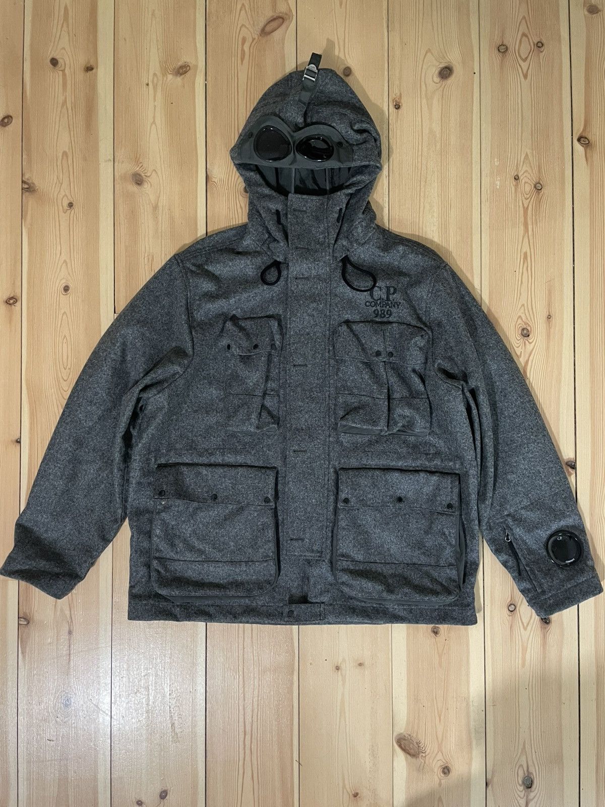 C.P. Company C.P. Company Shetland Twill Mile Hooded Jacket Size US XXL / EU 58 / 5 - 1 Thumbnail