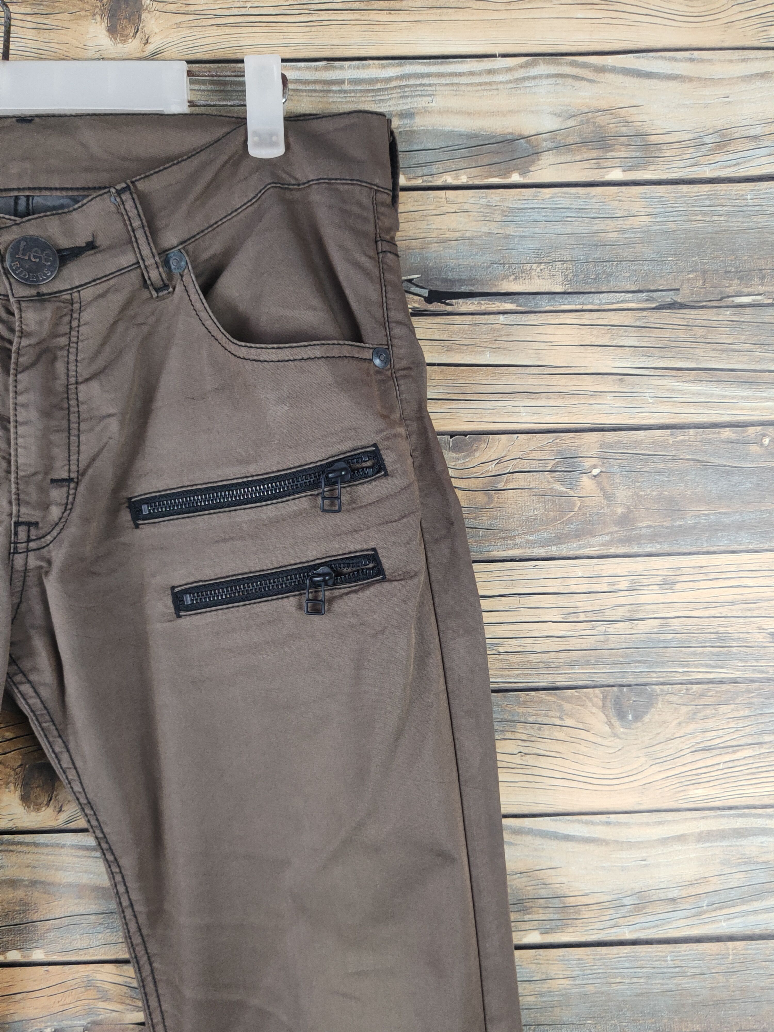 Lee DL Lee Brown Multipocket Casual Pants #1508 Size US 32 / EU 48 - 5 Thumbnail