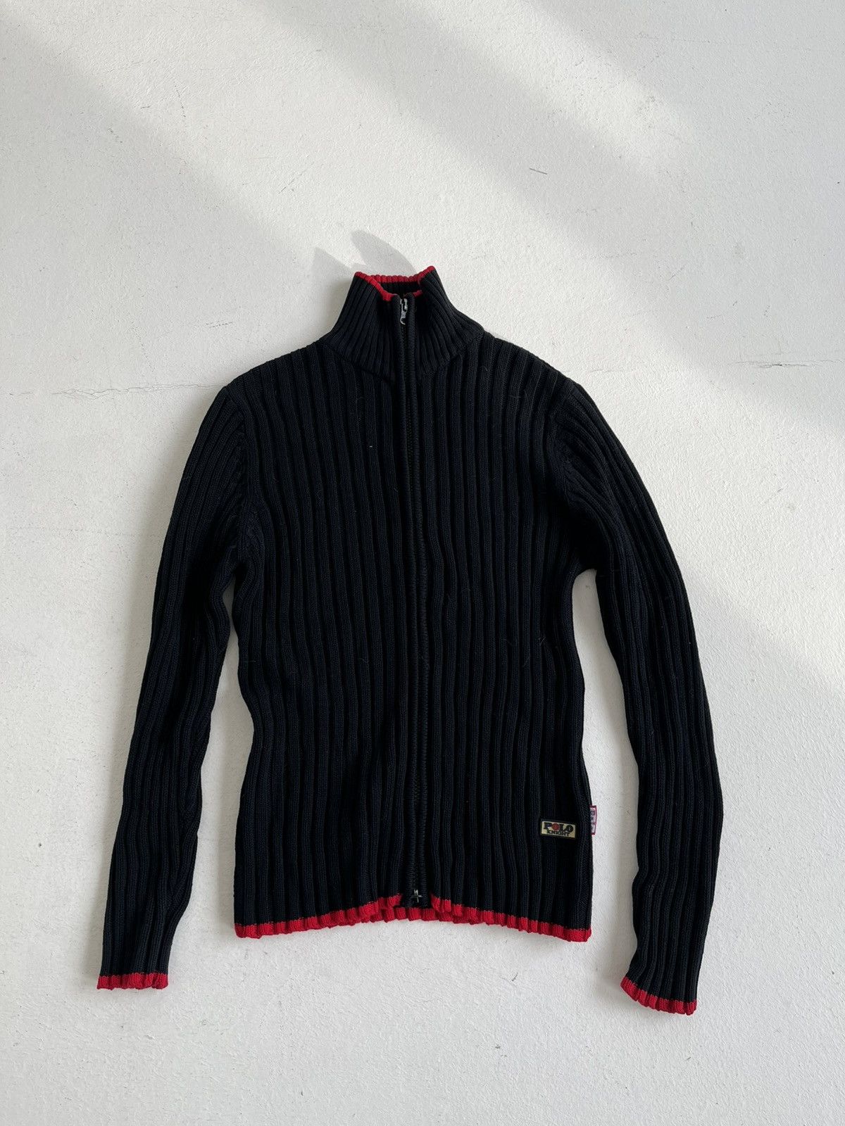 Ralph Lauren Purple Label Vintage Polo knit zip up sweater gaultier style Size US S / EU 44-46 / 1 - 1 Thumbnail