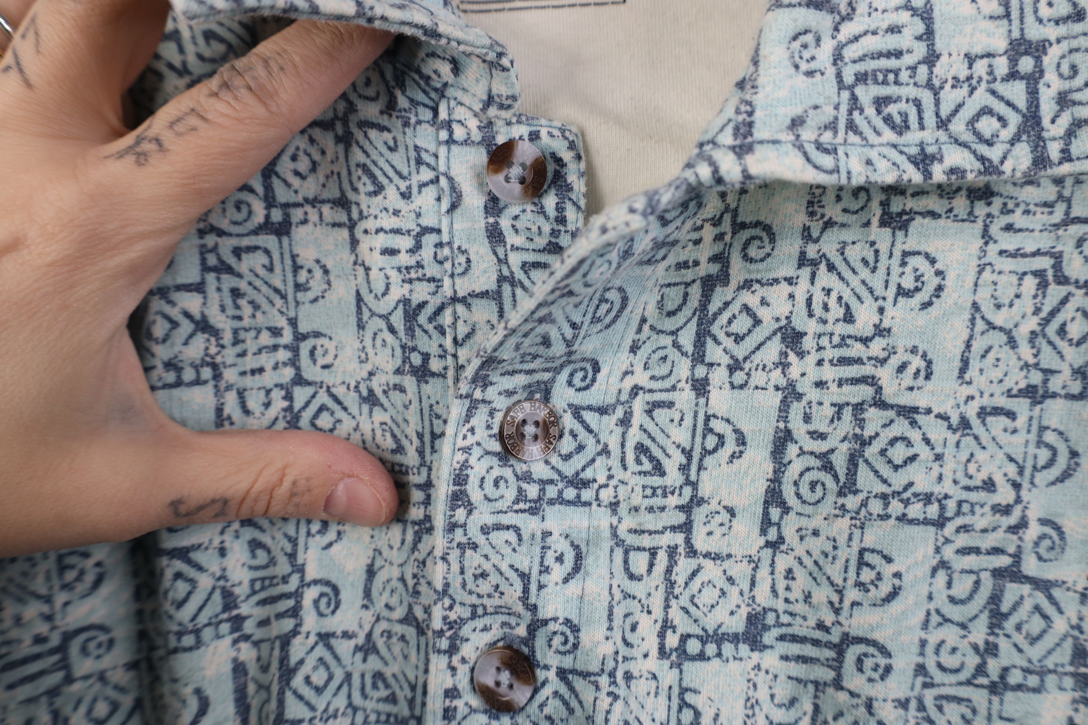 Vintage Vintage Y2K Streetwear Pullover Polo Shirt Mafia Mob Size US XXL / EU 58 / 5 - 6 Thumbnail