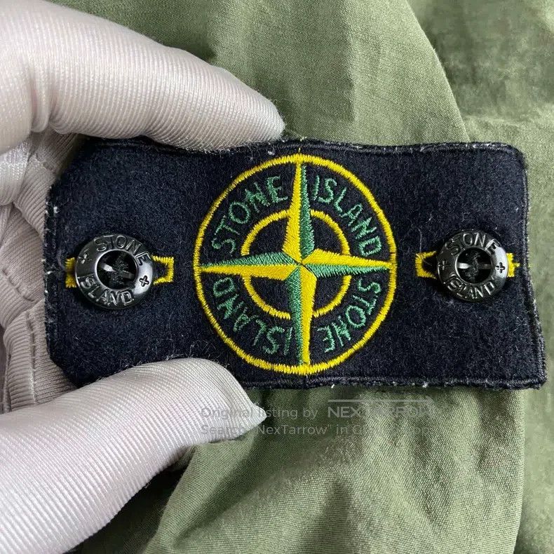 Stone Island Stone Island Green Hooded Zip-Up Pocket Short Sleeve Jacke Size US XL / EU 56 / 4 - 4 Thumbnail