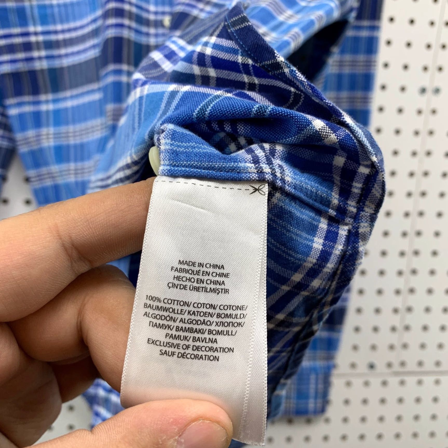 Ralph Lauren Ralph Lauren Shirt Mens S Blue Plaid Flannel Button-Down Long Sleeve Pony Vintage: No Size US S / EU 44-46 / 1 - 7 Thumbnail