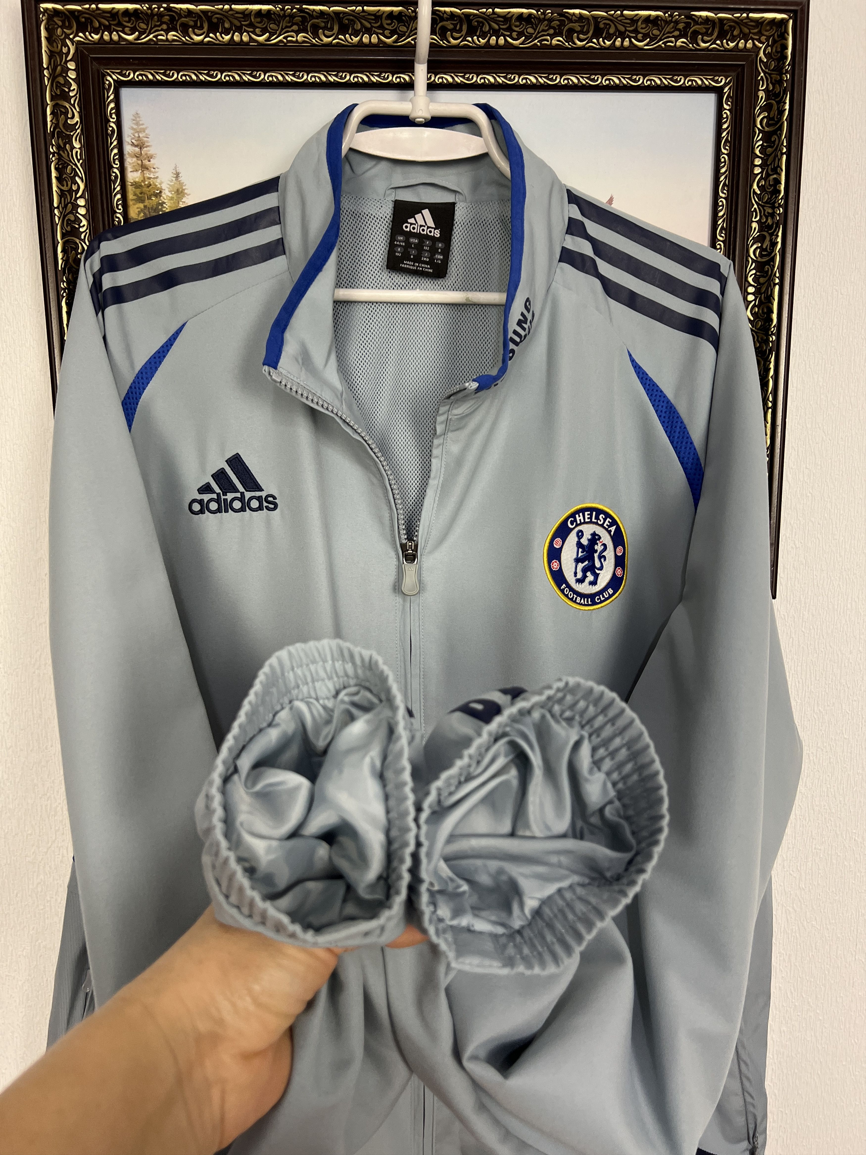 Adidas Vintage Adidas Chelsea Football Jacket Soccer Track Top Blue Size US XL / EU 56 / 4 - 6 Thumbnail