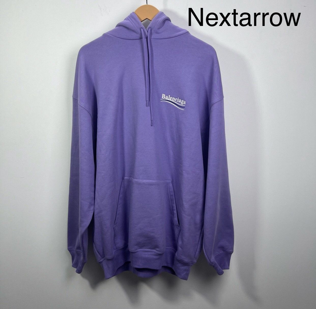 Balenciaga Balenciaga Wave Cola taro purple embroidered washed hoodie Size US XS / EU 42 / 0 - 1 Thumbnail