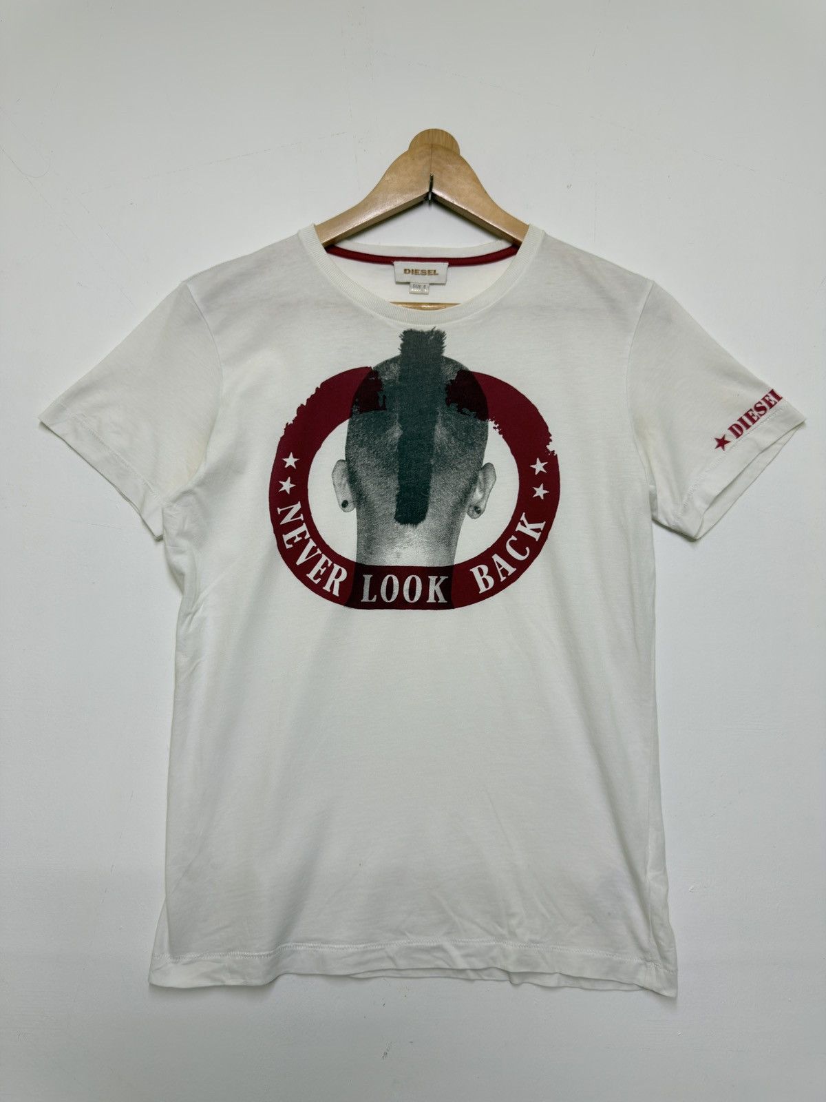 Diesel Vintage Diesel Mohican Logo Graphic Short Sleeve Unisex Tee Size US XS / EU 42 / 0 - 1 Thumbnail