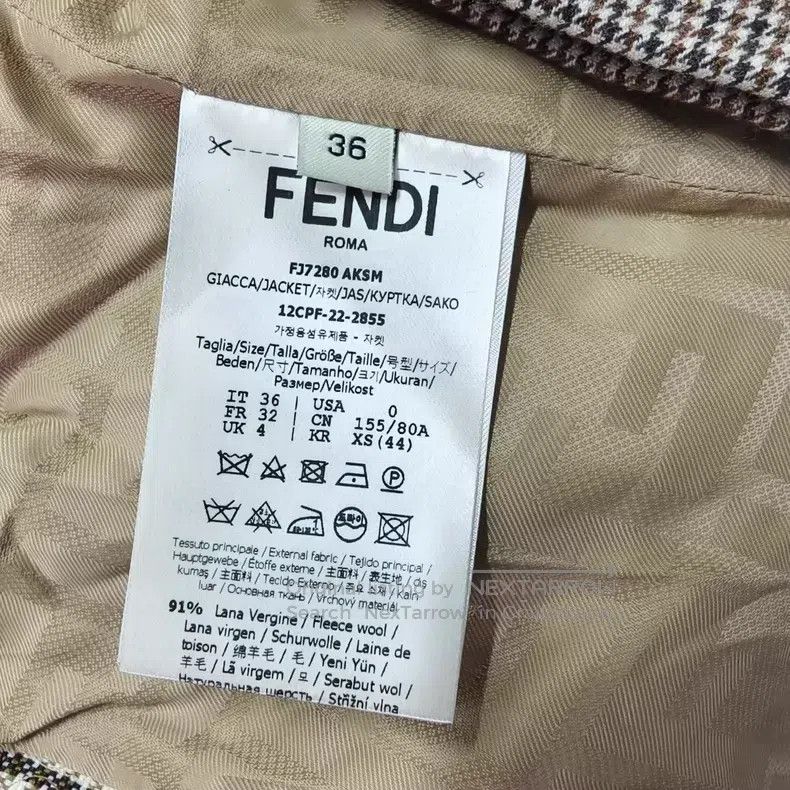 Fendi Fendi Houndstooth suit three-piece set Size XXS / US 00 / IT 34 - 6 Thumbnail
