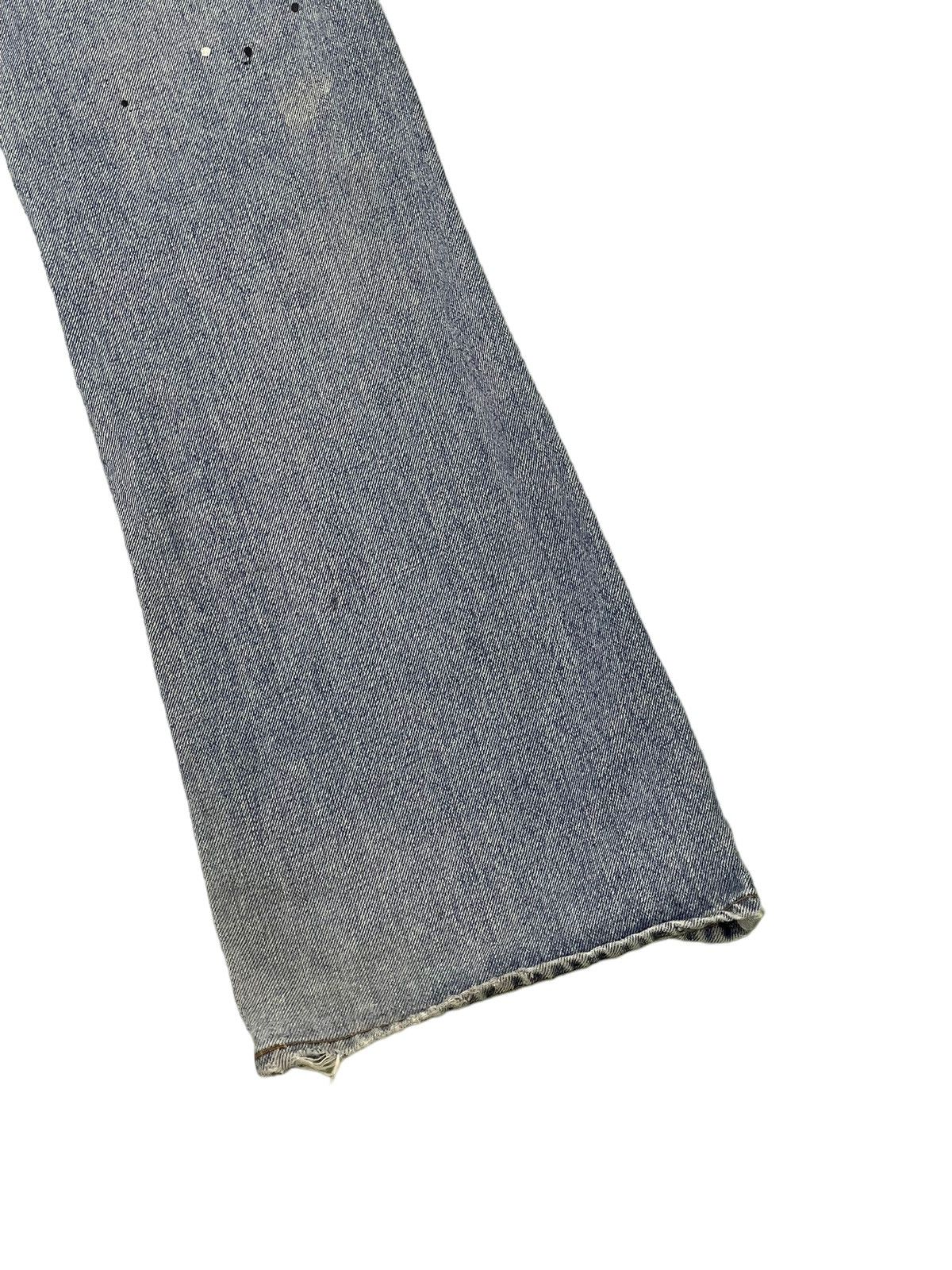 Japanese Brand Flare Jeans Vtg Bobson Distress Painted Boot Cut 6🟦5 Size US 31 - 14 Thumbnail