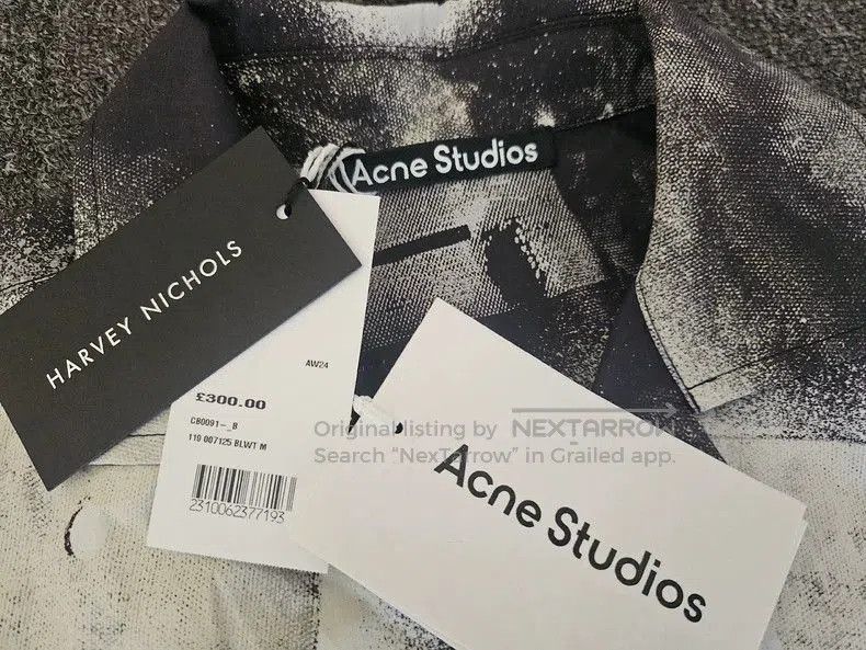Celine Acne Studios Oversize Graphic Polo Shirt. Size US M / EU 48-50 / 2 - 4 Thumbnail