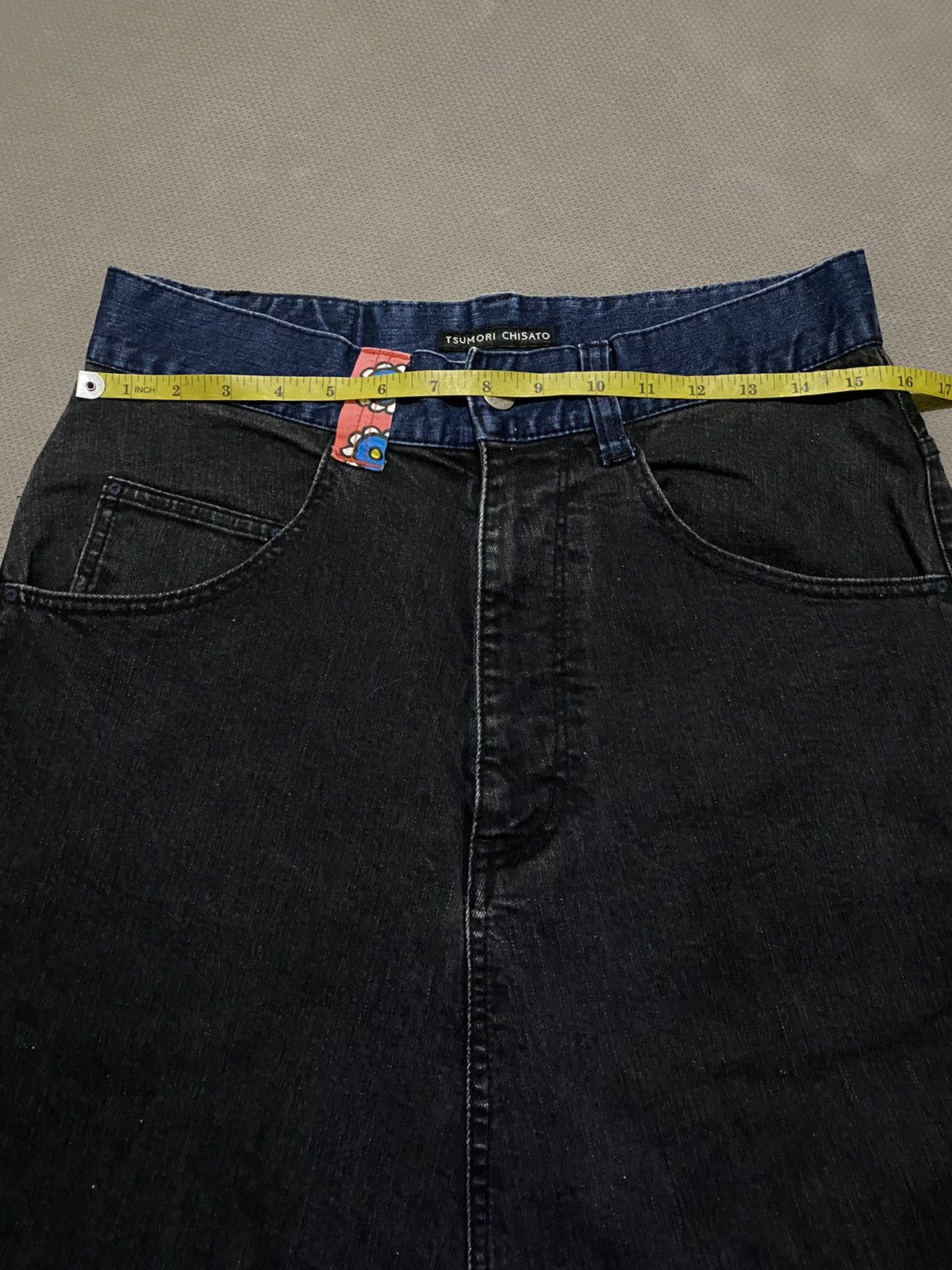 Issey Miyake × Japanese Brand × Tsumori Chisato Tsumori chisato issey miyake denim drop crotch Size 30" / US 8 / IT 44 - 8 Thumbnail