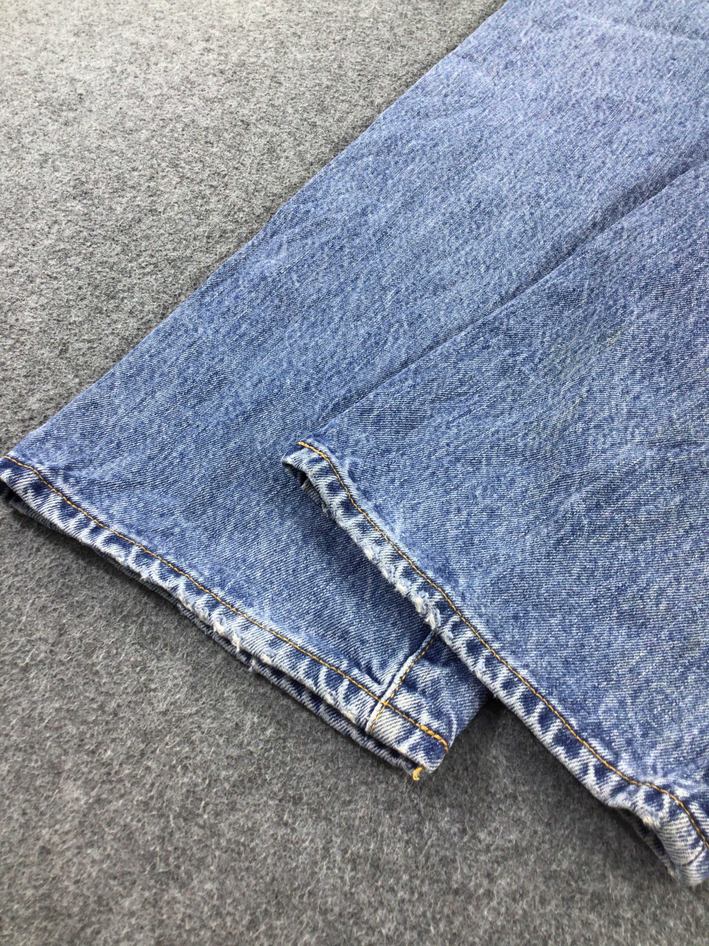 Levi's Vintage 90s Levis 501 Jeans Stone Wash Denim KJ166 Size US 34 / EU 50 - 6 Thumbnail