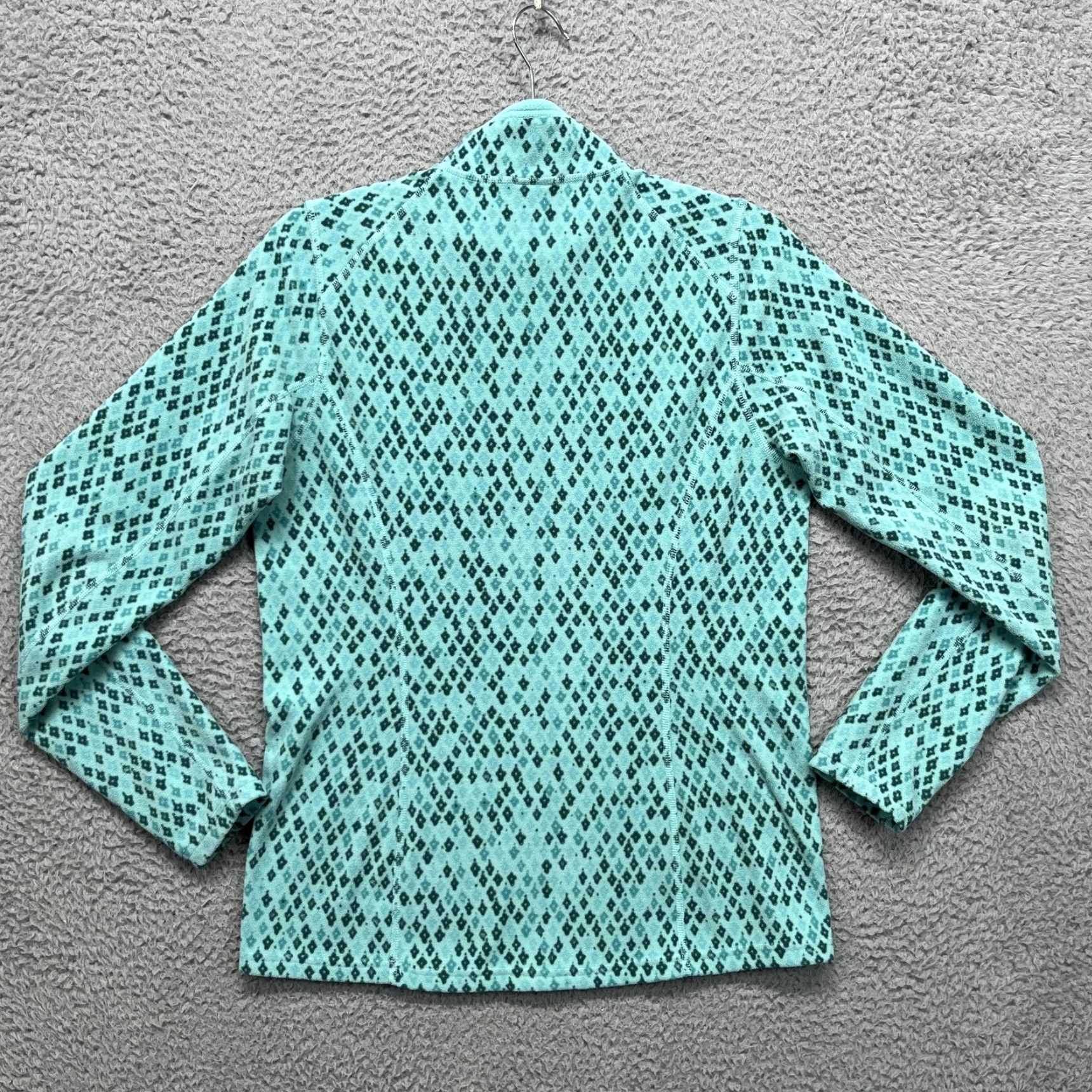 The North Face The North Face Fleece Jacket Womens Medium Blue 1/4 Zip Geometric Print C788 Size M / US 6-8 / IT 42-44 - 6 Thumbnail