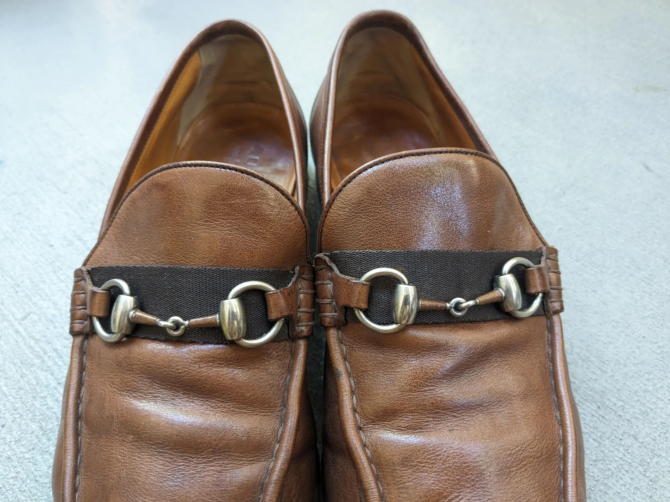 Gucci Gucci Loafers Brown 9 D Slip Ons Buckle GG Tom Ford Size US 9 / EU 42 - 3 Thumbnail