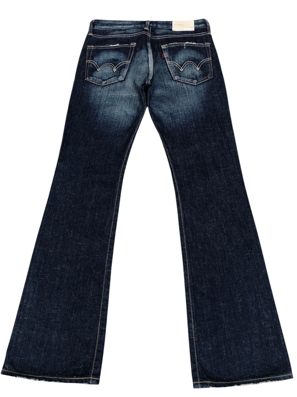 If Six Was Nine Japanese Edwin 511 R Flared Jeans Distressed Jeans Size US 31 - 21 Thumbnail