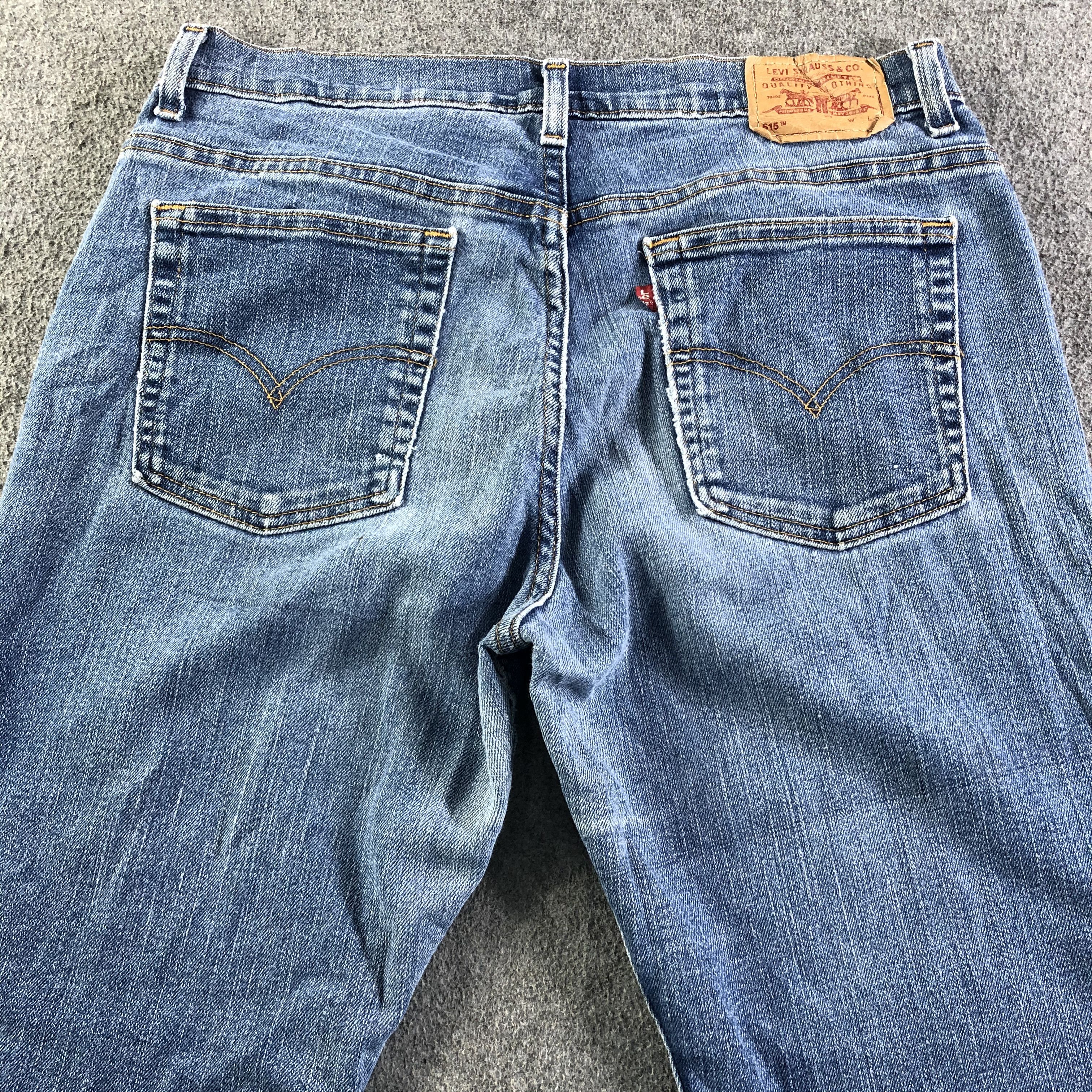 Levi's 90s Vintage Blue Wash Levis 515 Jeans-J4134 Size 32" / US 10 / IT 46 - 4 Thumbnail