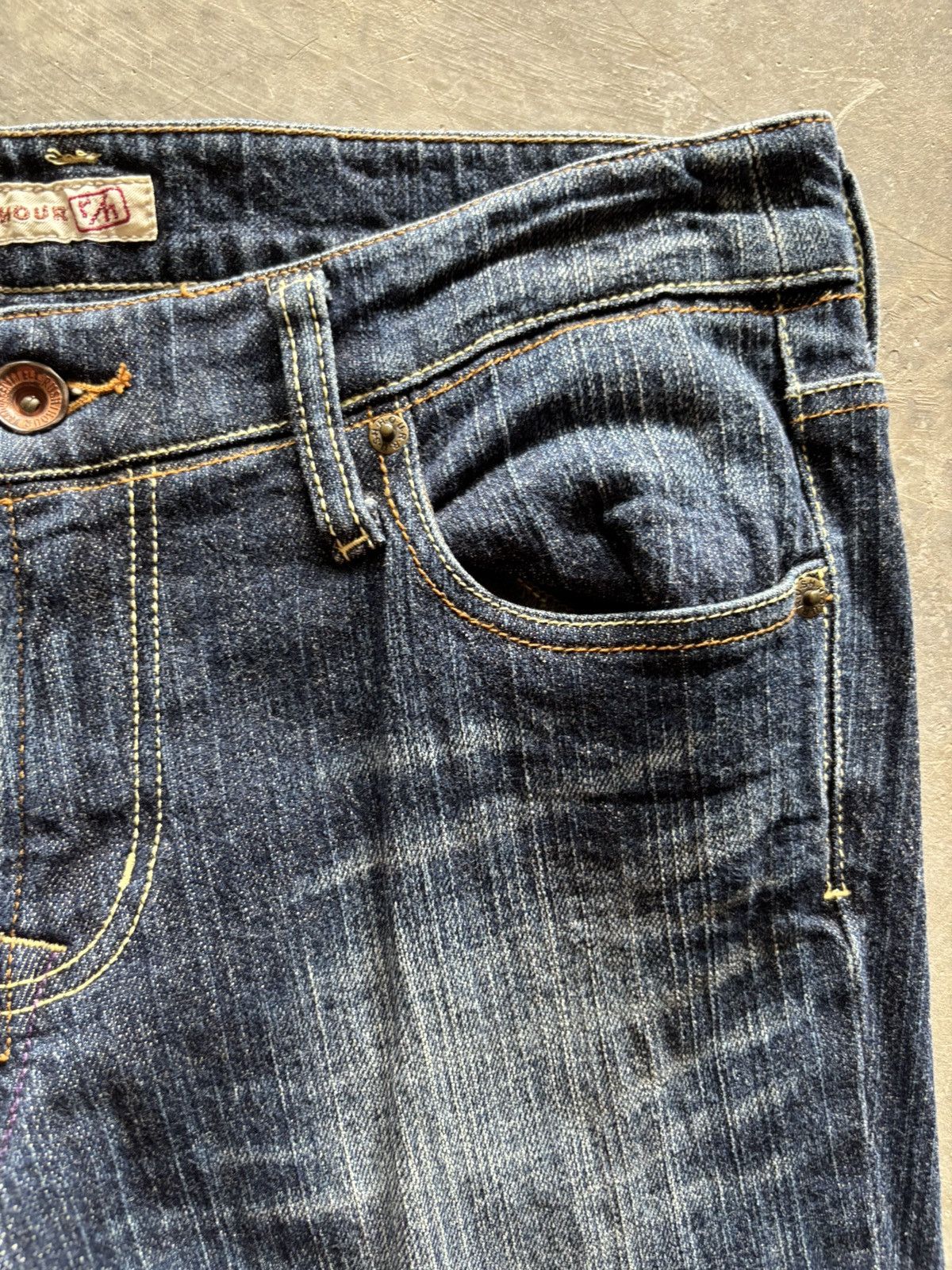 Hysteric Glamour × If Six Was Nine × Tornado Mart Flared rush hour punk washed japanese denim Size 31" - 9 Thumbnail