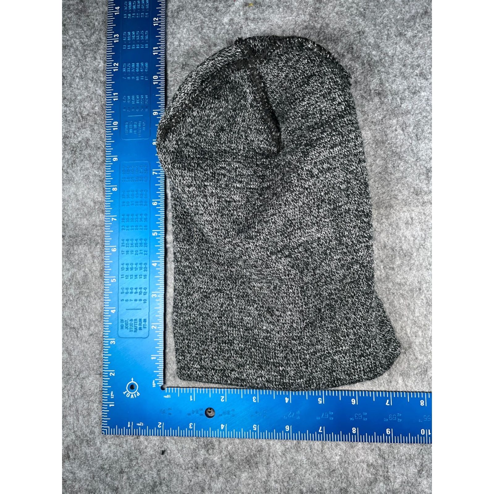 Vintage Toque Beanie Adult One Size Black White Knit 100% Acrylic Ski Snow Outdoors Size ONE SIZE - 5 Thumbnail