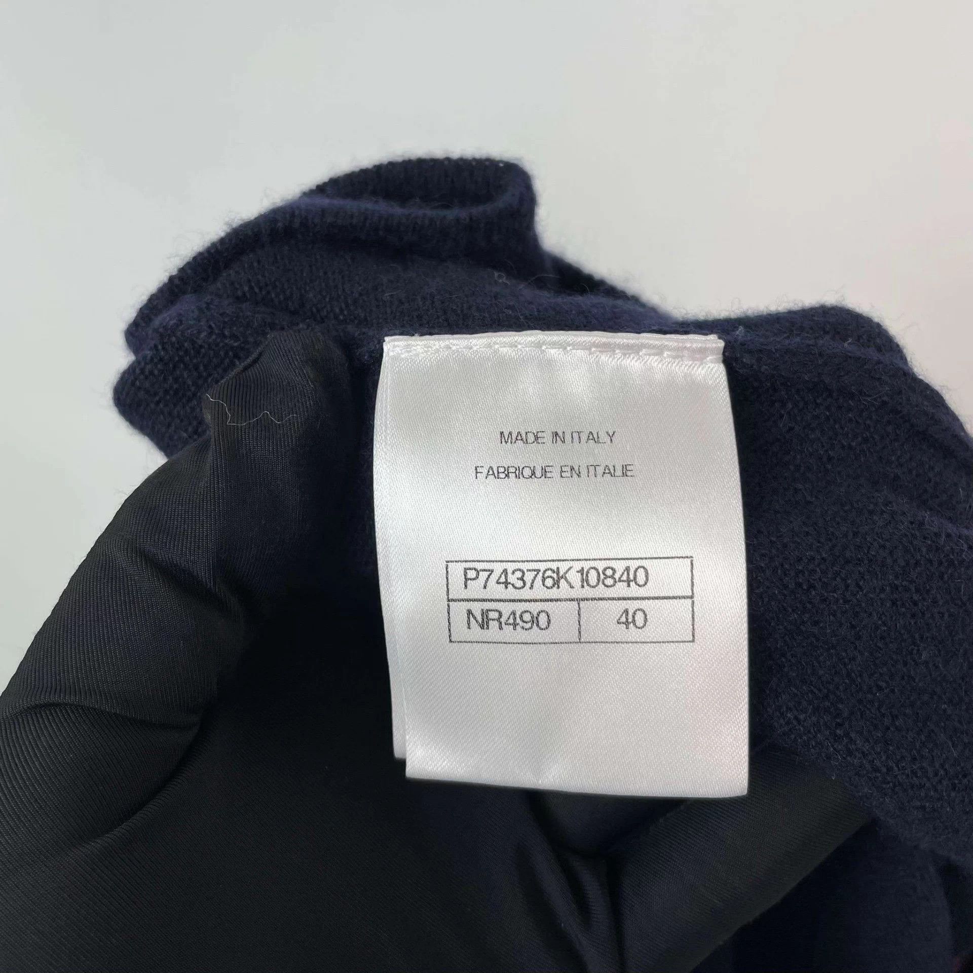 Chanel Chanel knit cami dress blue 40 Size M / US 6-8 / IT 42-44 - 6 Thumbnail