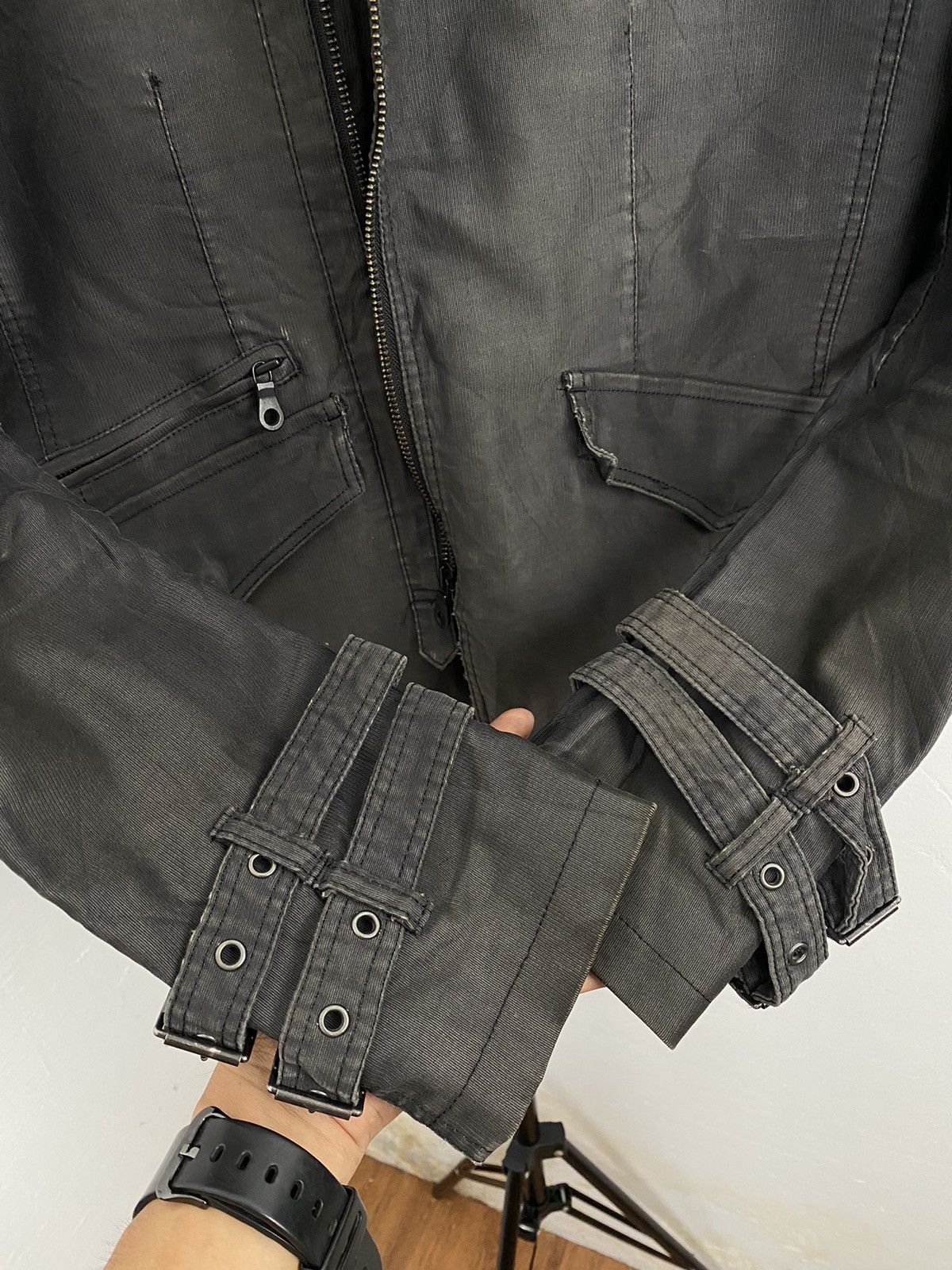 If Six Was Nine × Japanese Brand × Morgan Homme Morgan homme punk biker jacket Size US M / EU 48-50 / 2 - 4 Thumbnail