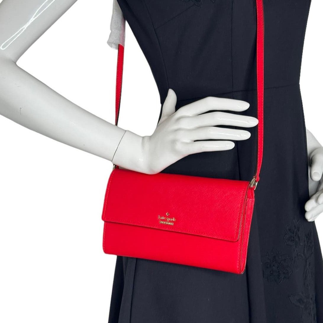 Kate Spade Kate Spade Stormie Rooster Red Crossbody Wallet Bag New Size ONE SIZE - 11 Thumbnail