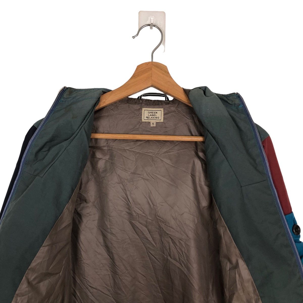 Japanese Brand 🔥RARE TRITONE SURVIVAL JACKET GREEN LABEL RELAXING Size US S / EU 44-46 / 1 - 11 Thumbnail