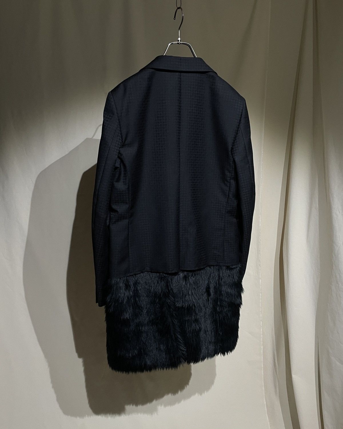 Comme des Garcons Homme Plus A/W2023 CdG HOMME PLUS - Faux Fur Paneled Tailored Jacket Size US S / EU 44-46 / 1 - 6 Thumbnail