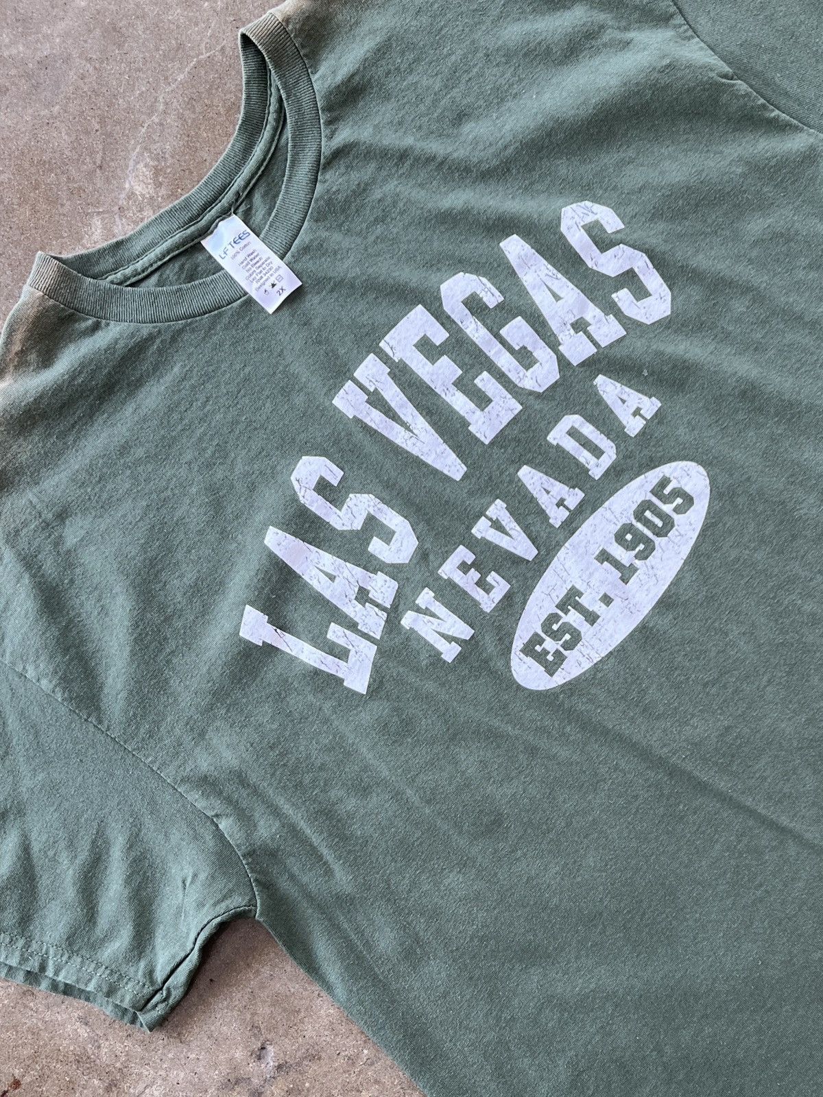 Vintage Las Vegas Nevada Fatigue Vacation Tee XXL Size US XXL / EU 58 / 5 - 1 Thumbnail