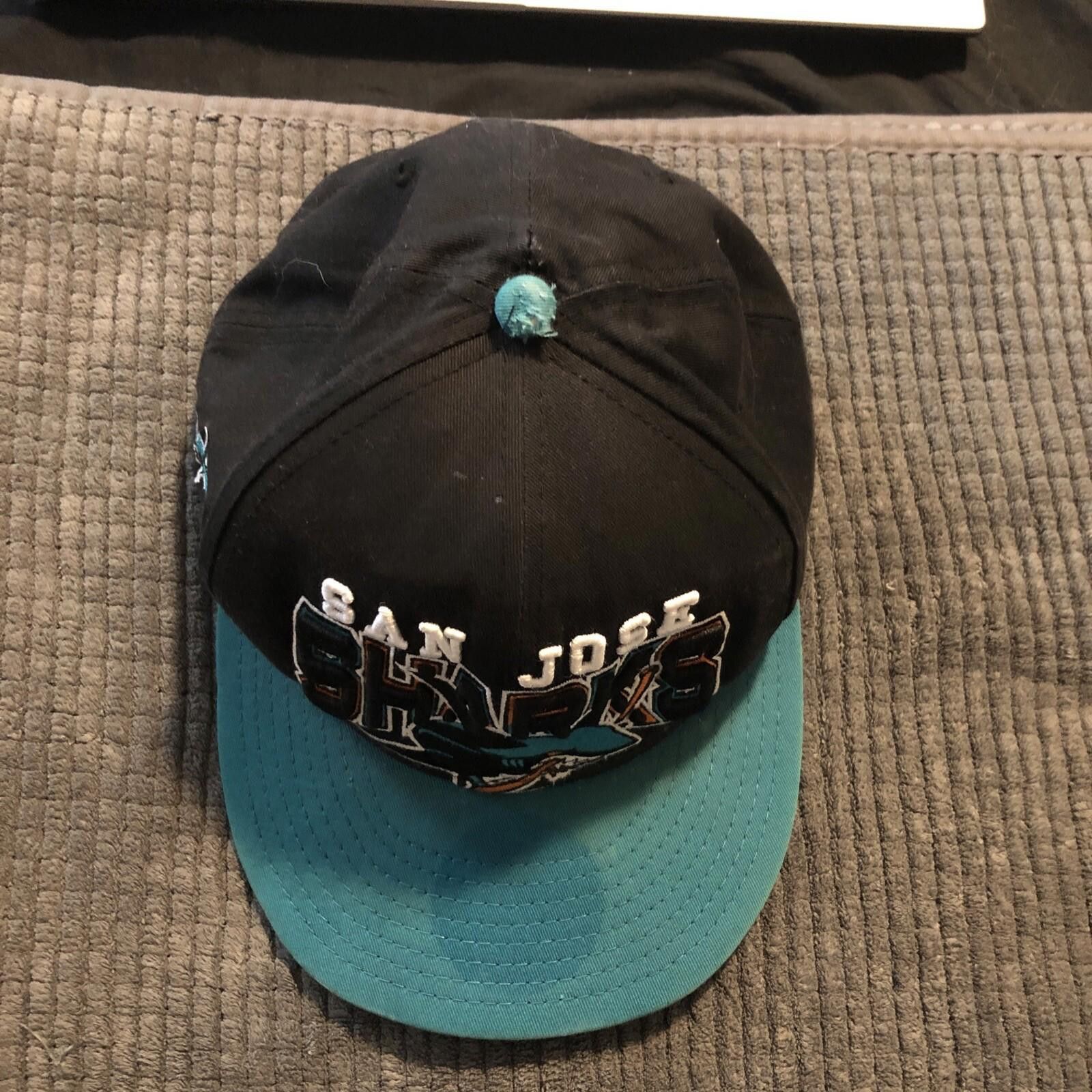 New Era New Era NHL San Jose Sharks Hockey Hat Teal & Black Cap Size ONE SIZE - 2 Thumbnail