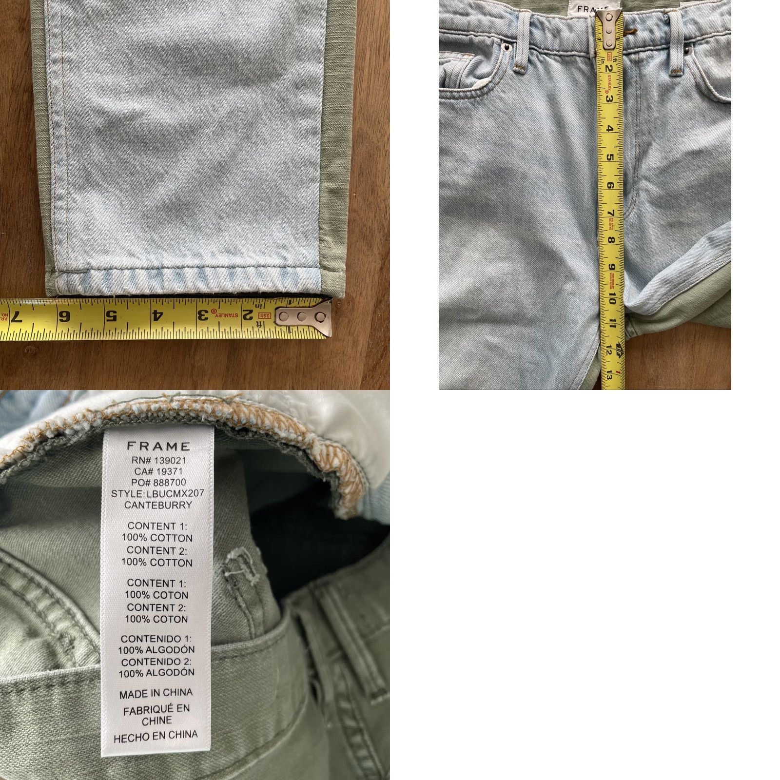 Frame VINTAGE Frame Jeans Womens 27 Boyfriend Style Denim Blue 5-Pocket Regular Inseam 27 Waist 33 City Pattern Solid Jeans Womens Boys? Size 27" / US 4 / IT 40 - 8 Thumbnail