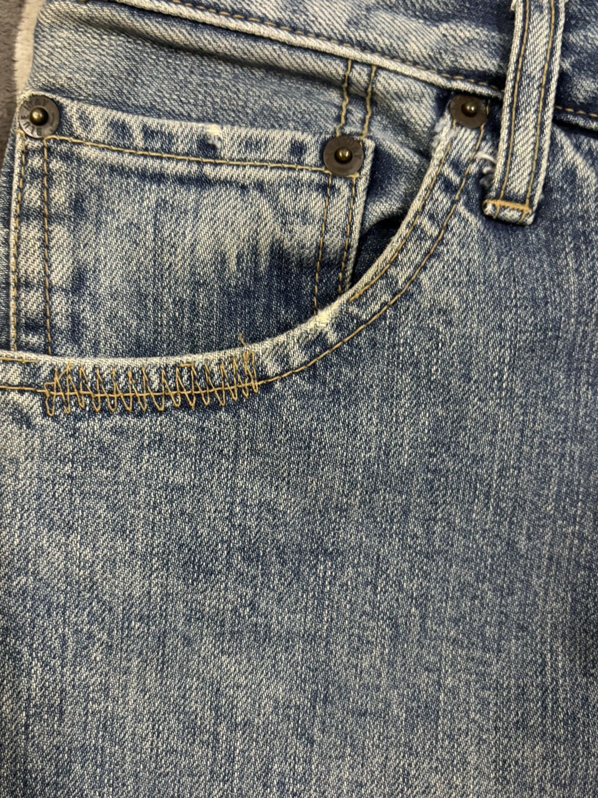 Blue Blue Japan Vintage Japanese Brand BlueWay Rusty Mud Wash Flare Jeans Size US 29 - 5 Thumbnail