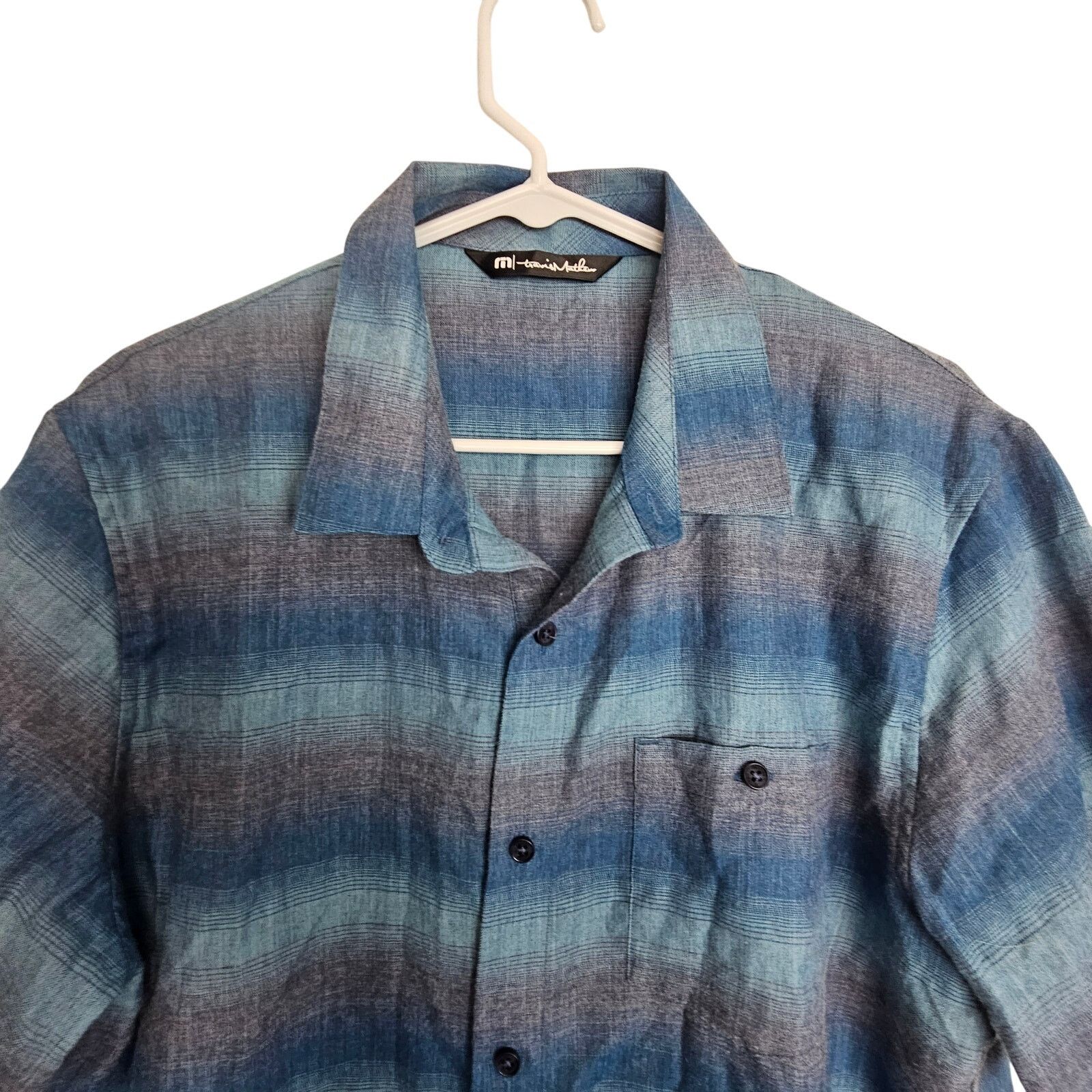 TravisMathew Travis Mathew Mens Striped Button Shirt Size L Preppy Casual Size US L / EU 52-54 / 3 - 2 Thumbnail