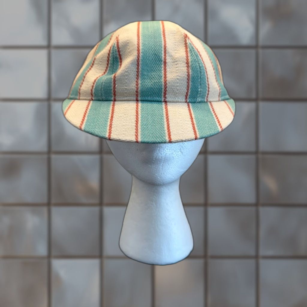 Vintage Anthony Peto Hat Mens Small Schoolboy Cricket Green Twill Cap Made in France Size ONE SIZE - 1 Thumbnail