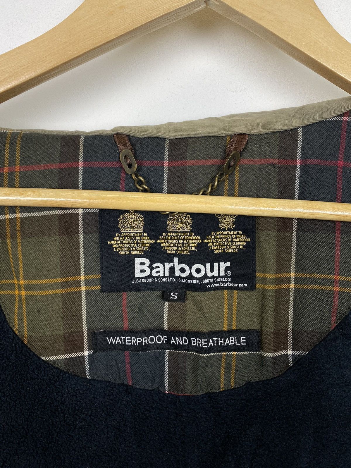 Barbour Vintage Barbour T700 Fulbourn Full Zip Jacket Men’s Size S Size US L / EU 52-54 / 3 - 12 Thumbnail