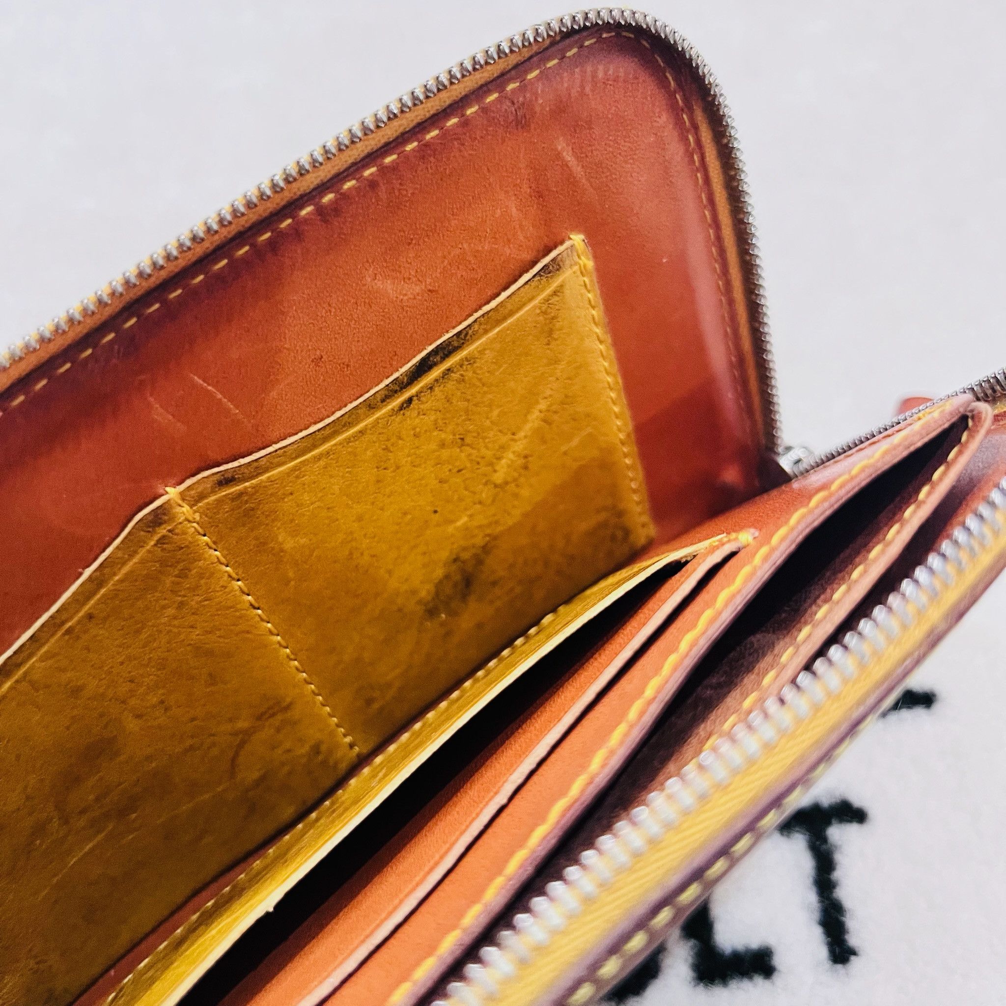 Other Vintage Ikenohata Ginkawaten Long Zip Italian Leather Wallet Size ONE SIZE - 4 Thumbnail