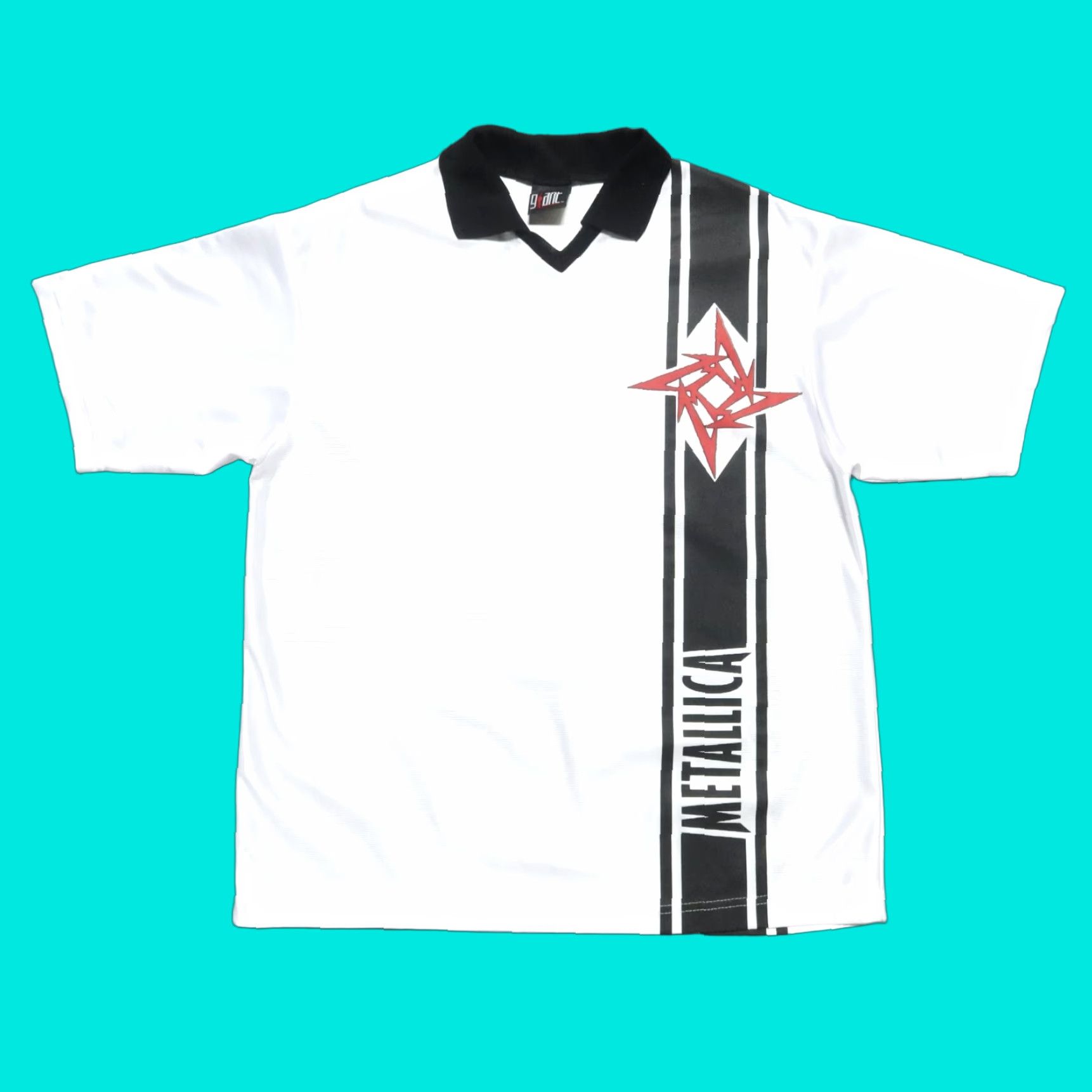 Vintage Vintage Metallica Jersey Shirt L White Deadstock 1999 Tour Mens Size US L / EU 52-54 / 3 - 1 Thumbnail