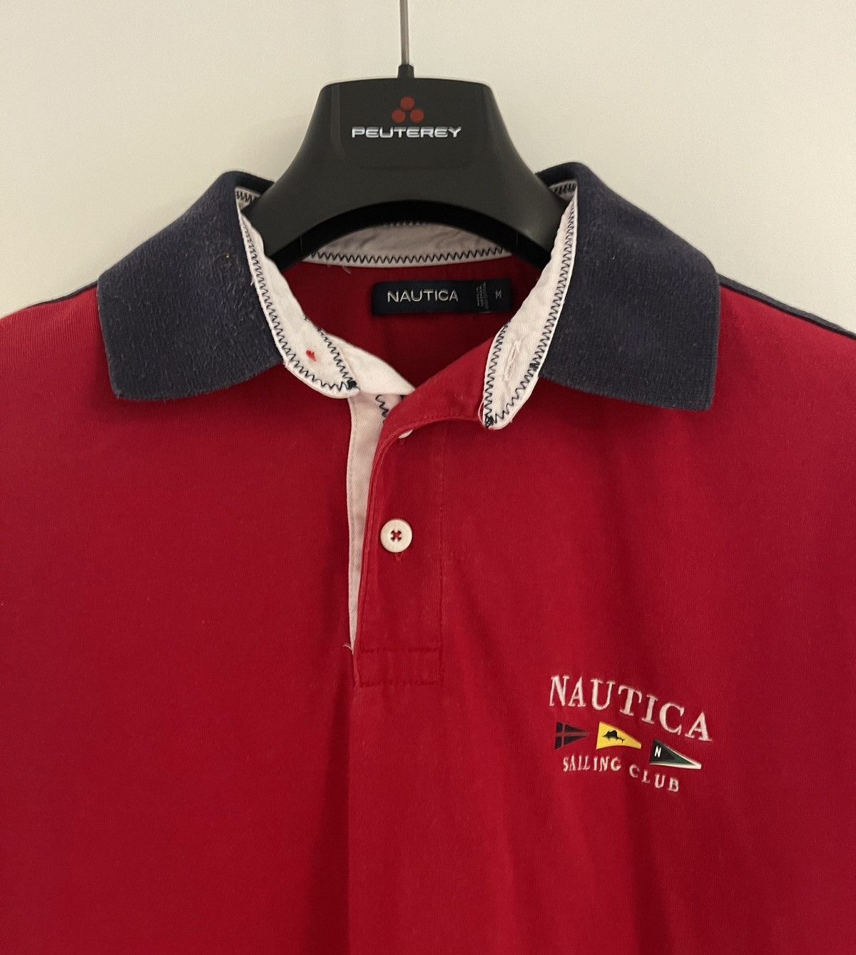 Nautica Vintage Rare Nautica Sailing Club Polo Shirt Size US M / EU 48-50 / 2 - 9 Thumbnail