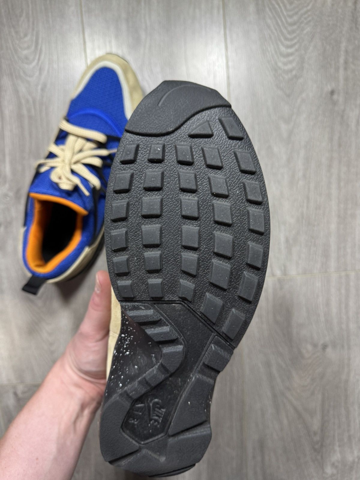 Nike Nike Air Huarache Light Size? Mowabb Blue Black Orange Size US 11 / EU 44 - 9 Thumbnail