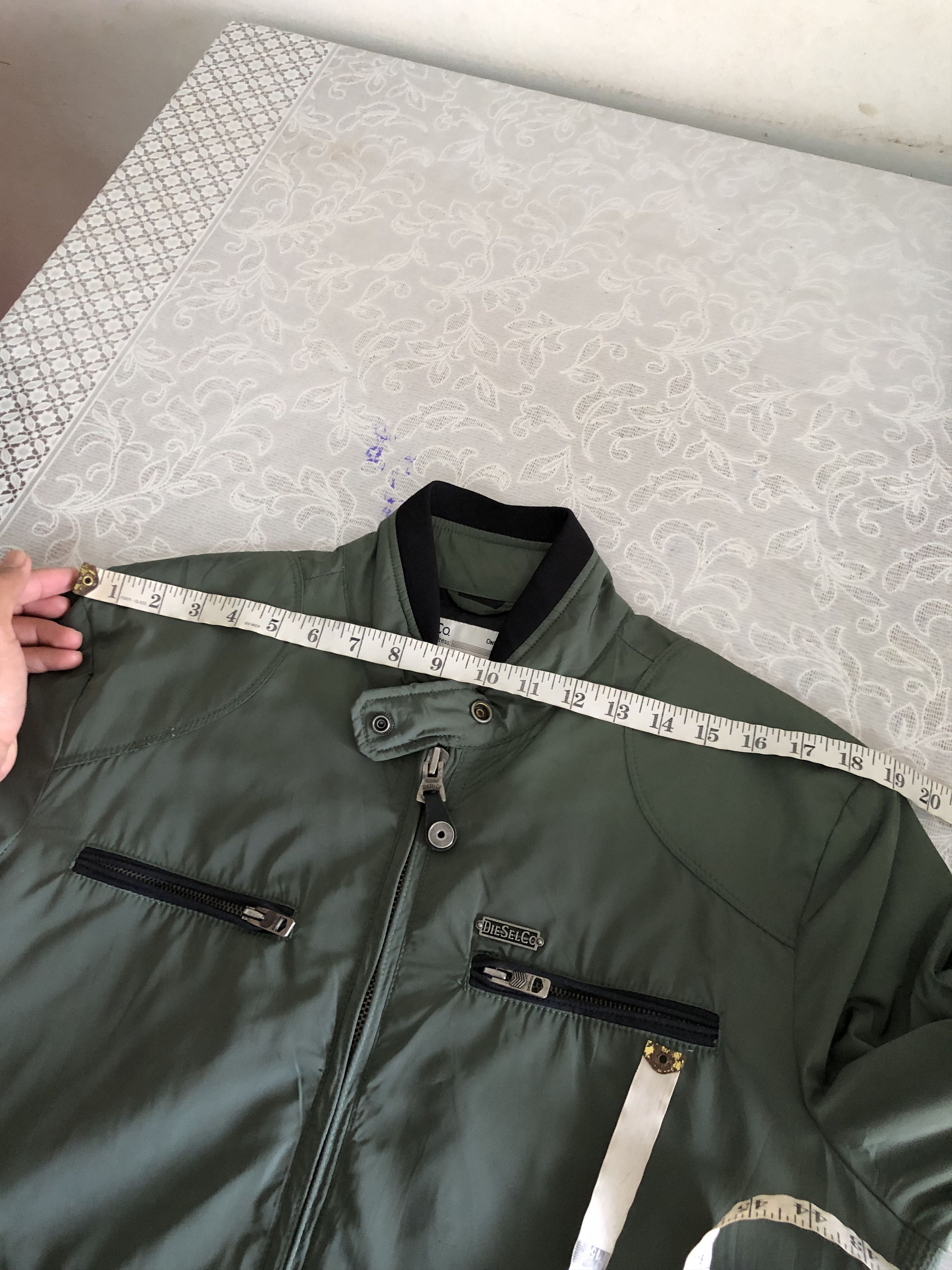 Diesel Nice❗️Diesel light Riding Jacket in Green Nylon Size US XL / EU 56 / 4 - 20 Thumbnail