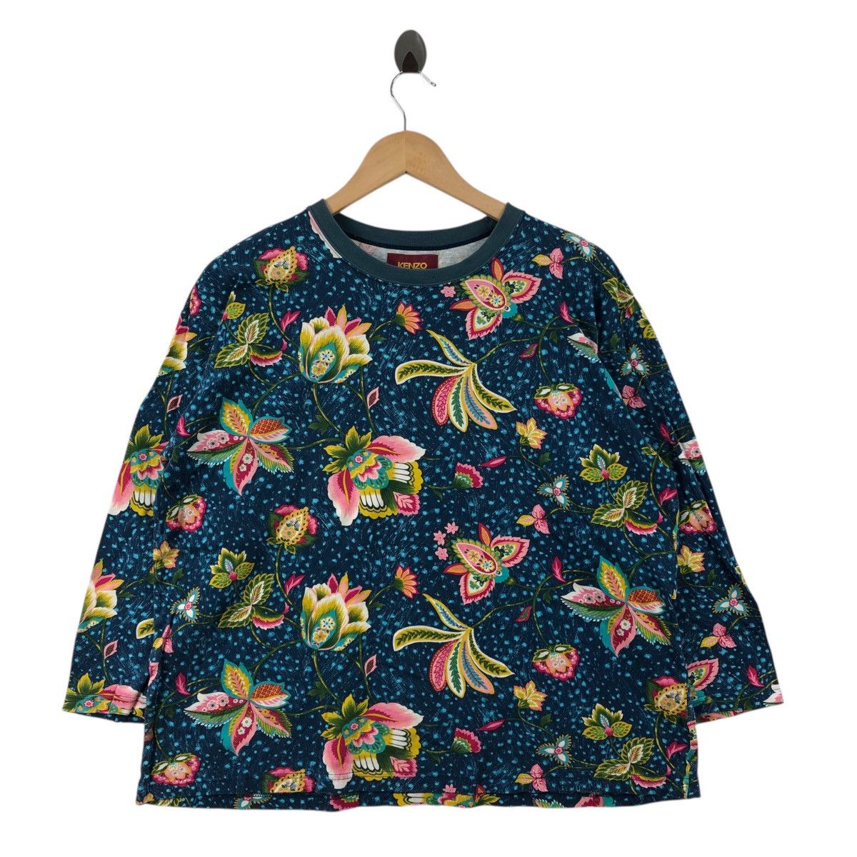 Kenzo Vintage KENZO FLORAL FLOWER Made in Japan Fullprint Nigo Size M / US 6-8 / IT 42-44 - 1 Thumbnail