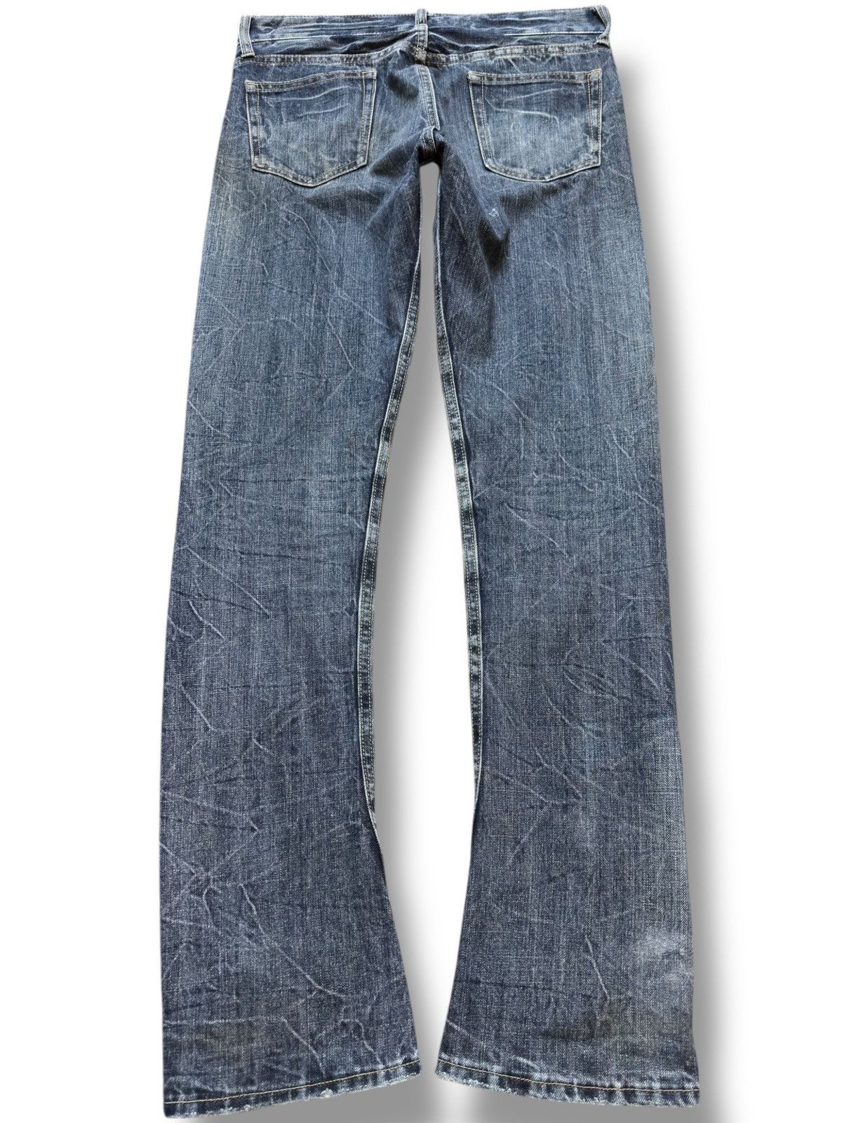 Hysteric Glamour Vintage Oririn Curve Leg Grunge Ripped Denim Size US 30 / EU 46 - 6 Thumbnail