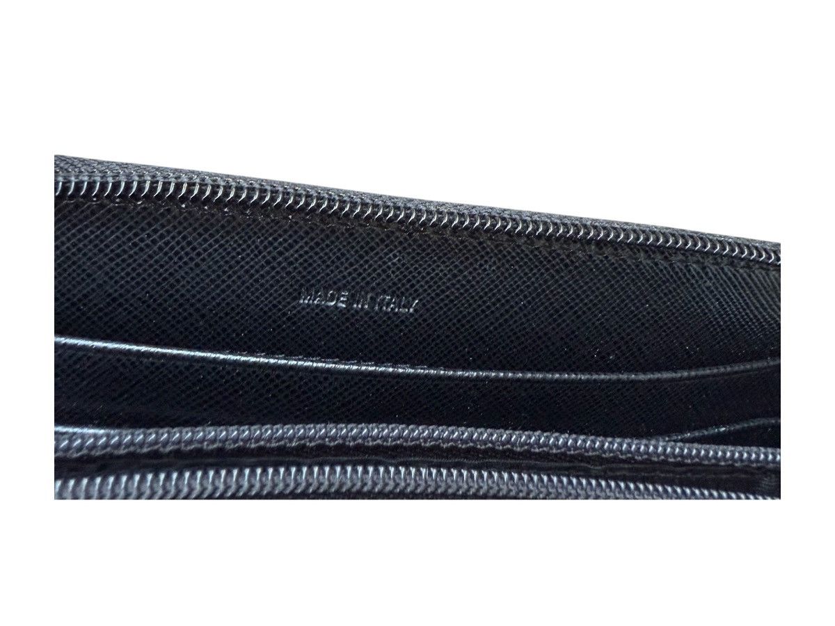 Prada Vintage Prada Logo Plaque Saffiano Long Wallet Size ONE SIZE - 9 Thumbnail