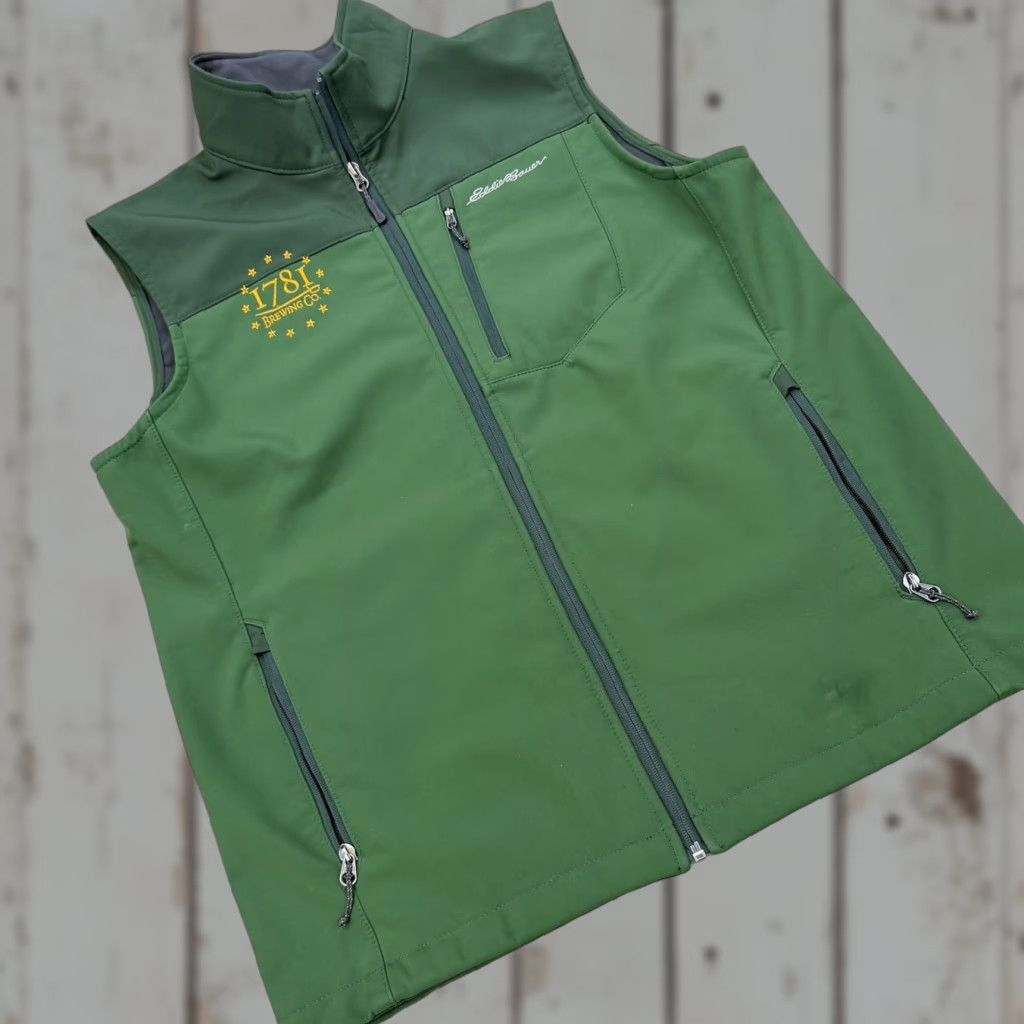 Eddie Bauer Eddie Bauer Vest Mens M Green Softshell Fleece 1781 Brewing Co Beer Zip Size US M / EU 48-50 / 2 - 1 Thumbnail