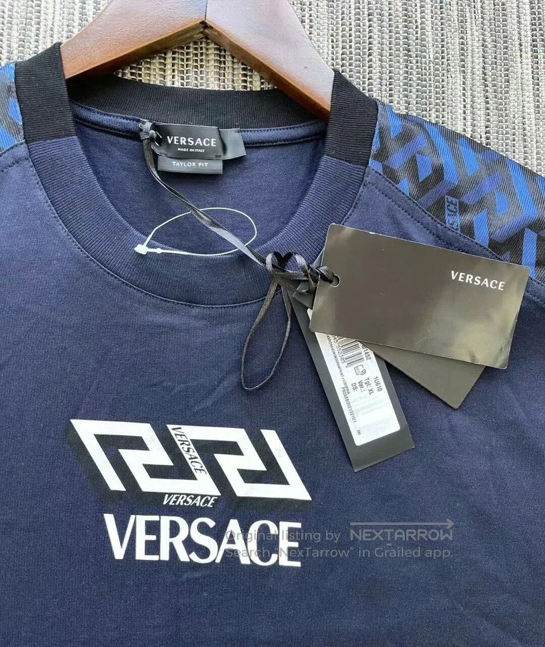 Versace Versace Logo Print Short Sleeve T-Shirt. Size US L / EU 52-54 / 3 - 4 Thumbnail