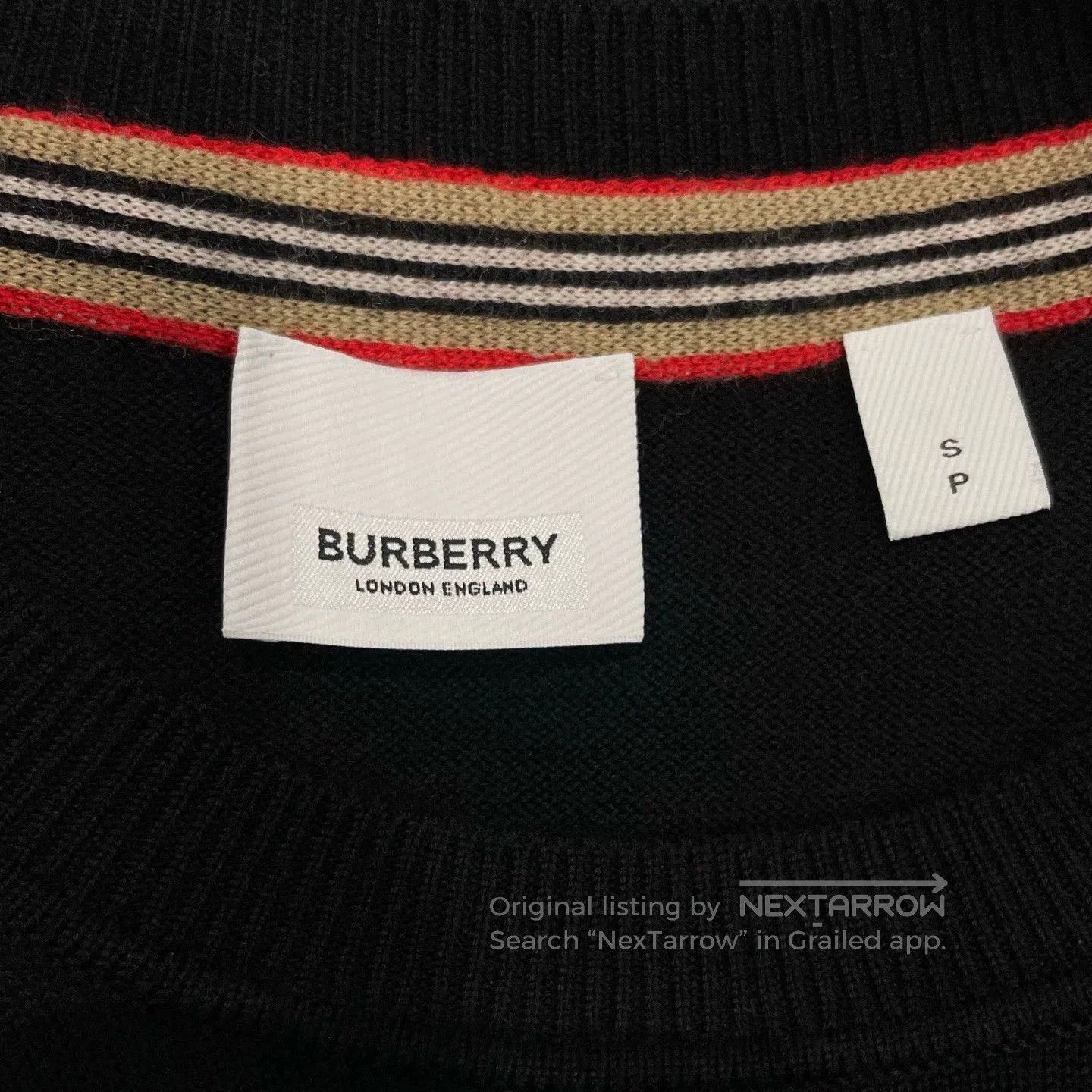 Burberry black knitted Burberry sweater size S. Size US S / EU 44-46 / 1 - 5 Thumbnail