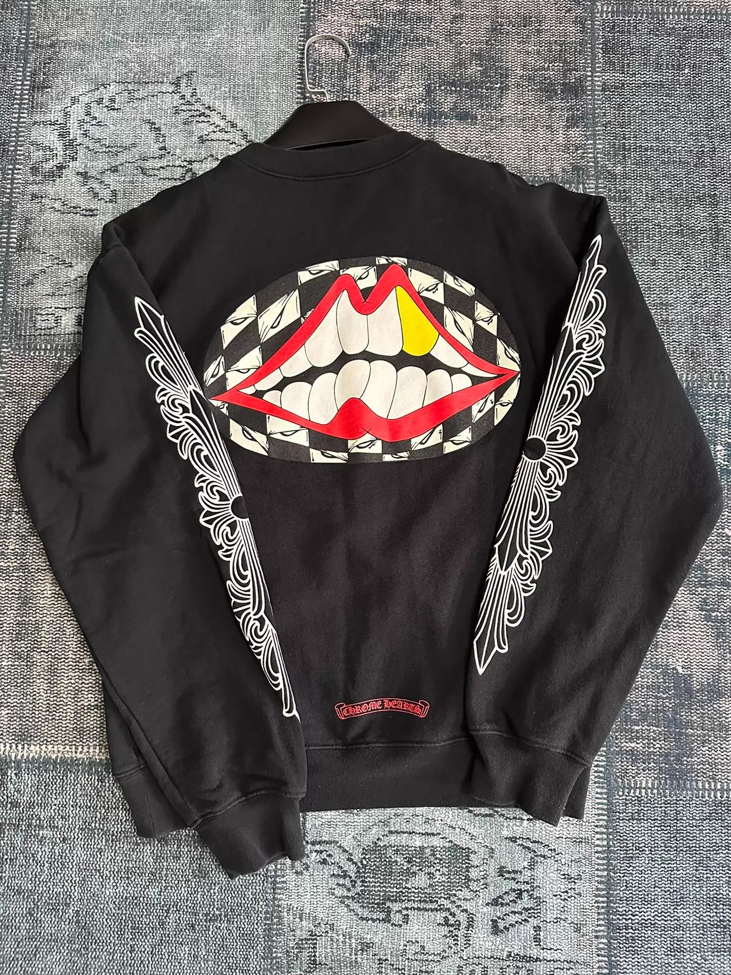 Chrome Hearts Chrome Hearts x Mattyboy Kylin Arm Lip Print Hoodie M Size US M / EU 48-50 / 2 - 1 Thumbnail