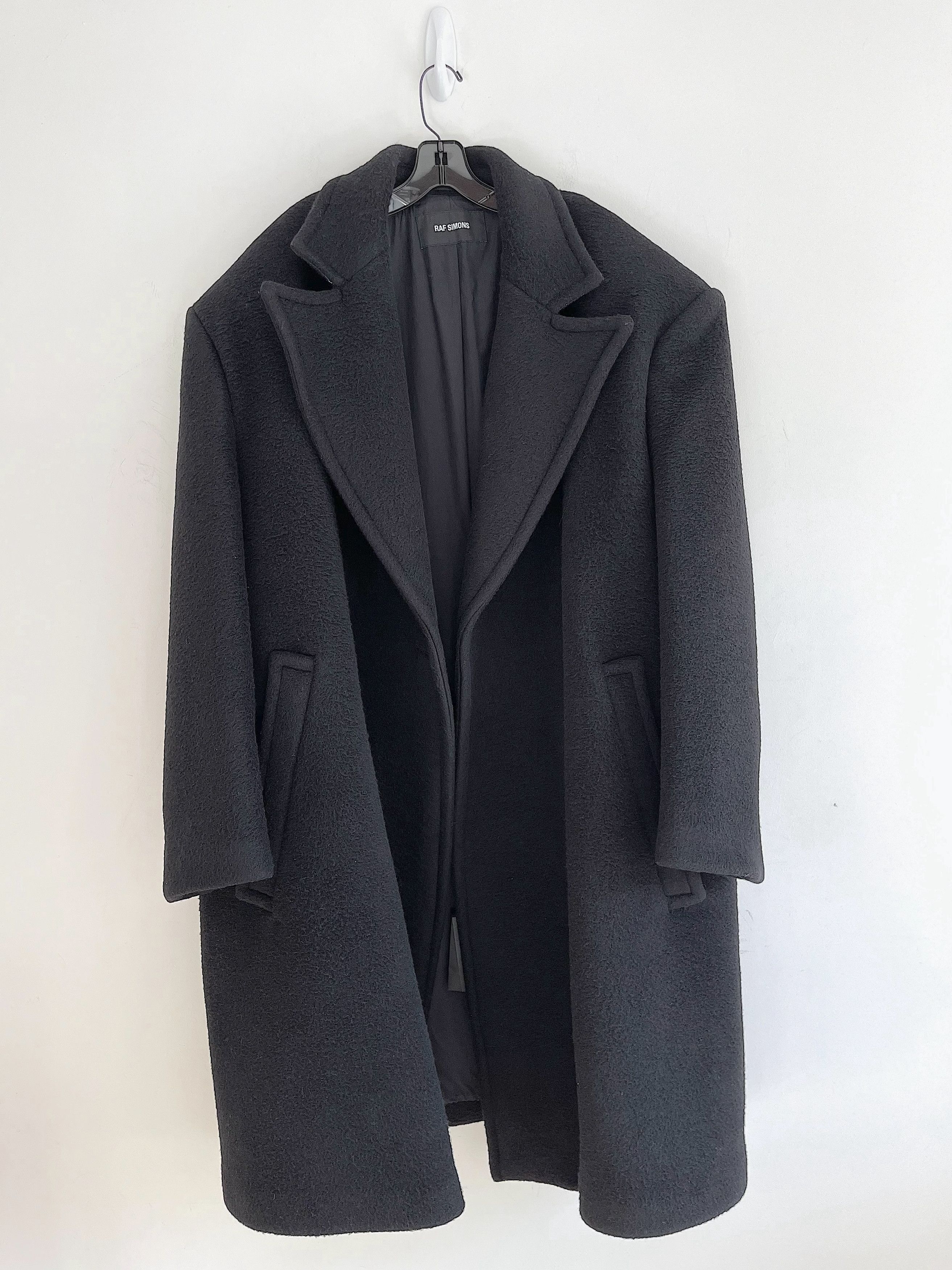 Raf Simons SS16 Eyelet Oversized Long Coat 46 | Grailed
