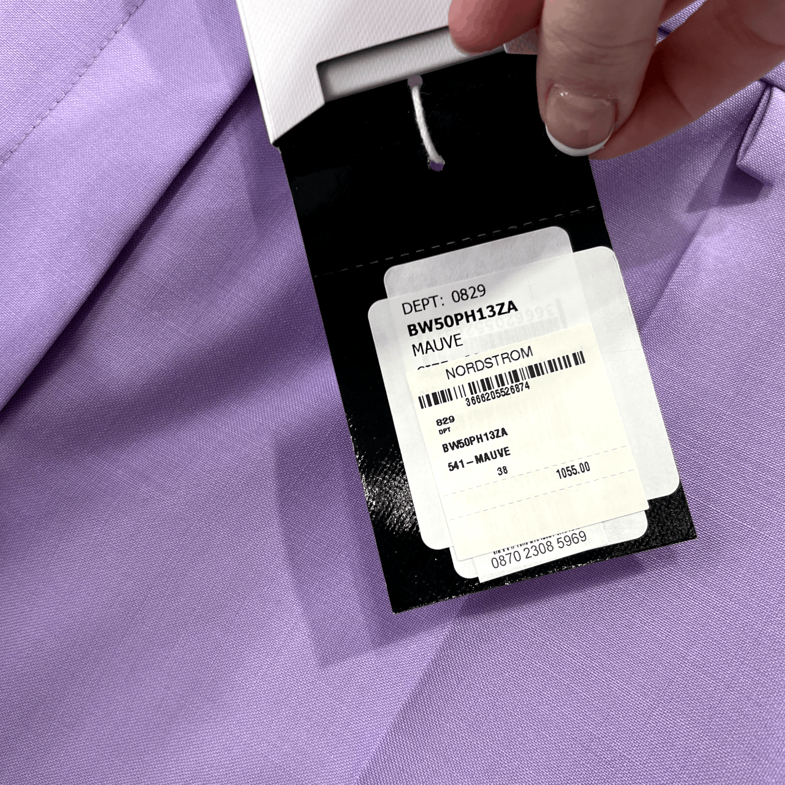Givenchy NWT $3,975 FW21 RUNWAY Lilac Padlock Jacket Pant Suit Set Size 27" / US 4 / IT 40 - 16 Thumbnail