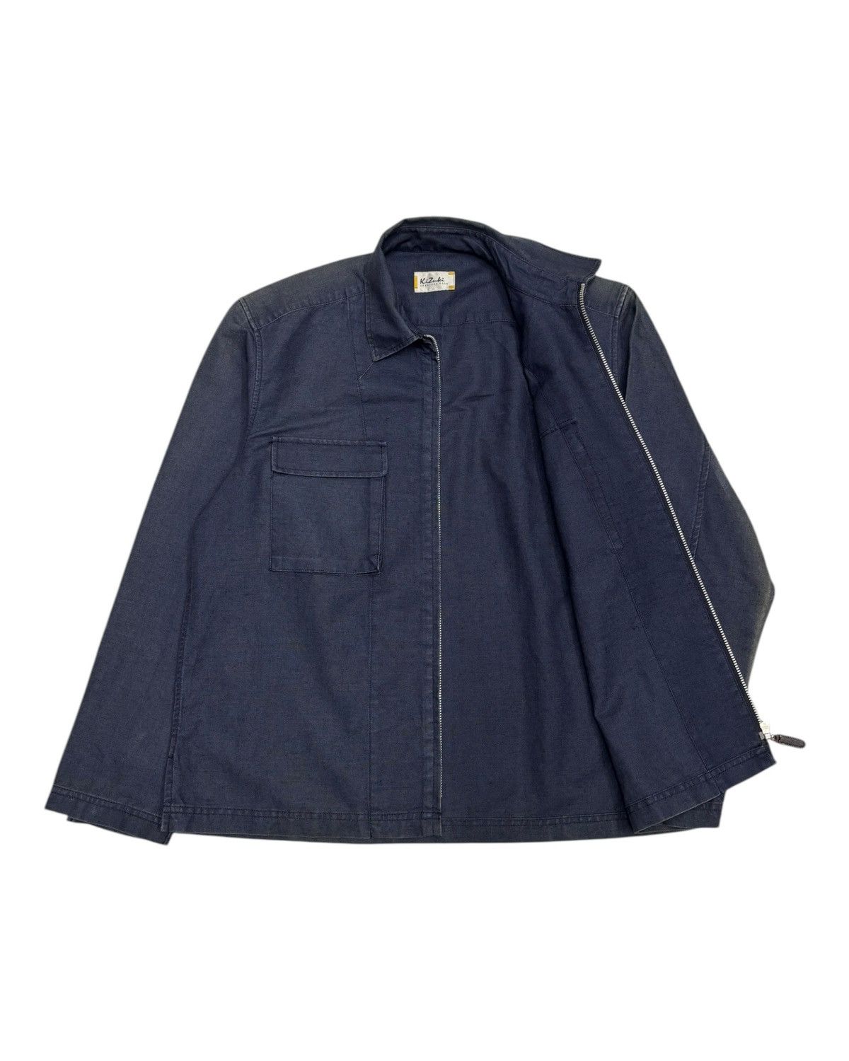 Issey Miyake 🔥KAZUTAKA KATO ZIPPER MINIMAL WORK JACKET FADED Size US M / EU 48-50 / 2 - 2 Thumbnail