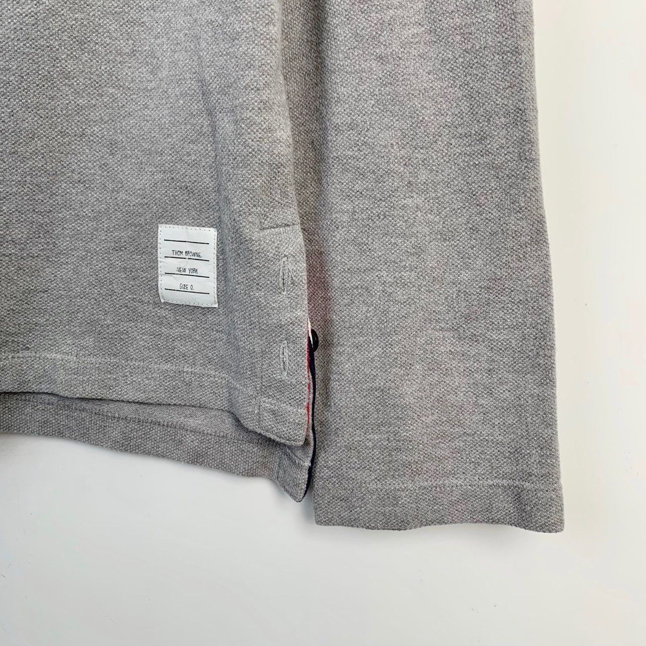 Thom Browne [Thom Browne] Four-Bar Stripe Grey Crewneck Long-Sleeve Swea Size US S / EU 44-46 / 1 - 5 Thumbnail