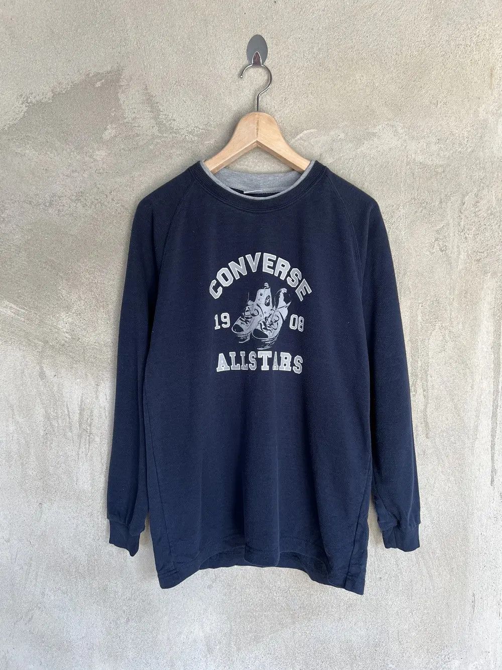 Converse Vintage Converse Spell Out Sweatshirt Size US M / EU 48-50 / 2 - 2 Thumbnail