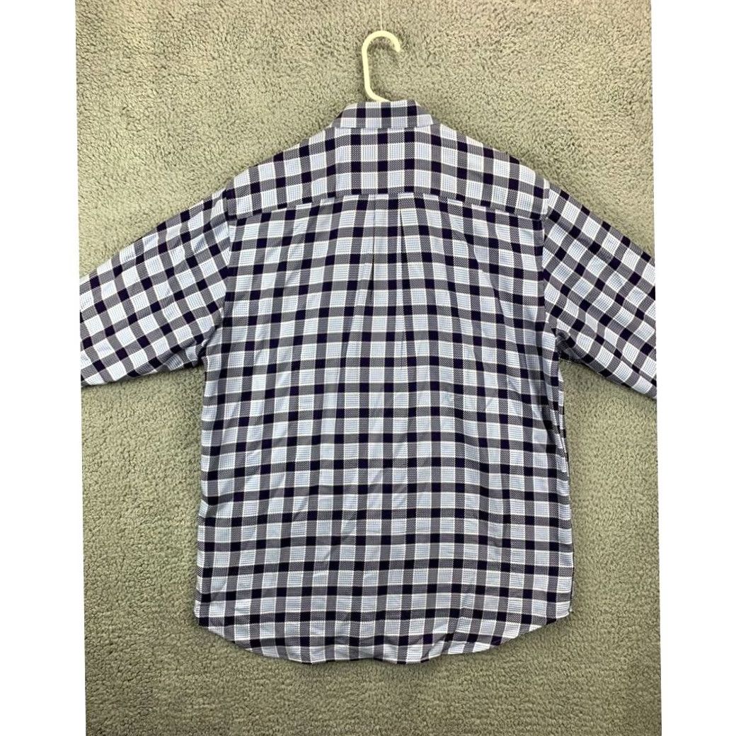 Peter Millar Peter Millar Shirt Mens Large Blue Plaid Button Down Long Sleeve Long Sleeve Size US L / EU 52-54 / 3 - 2 Thumbnail